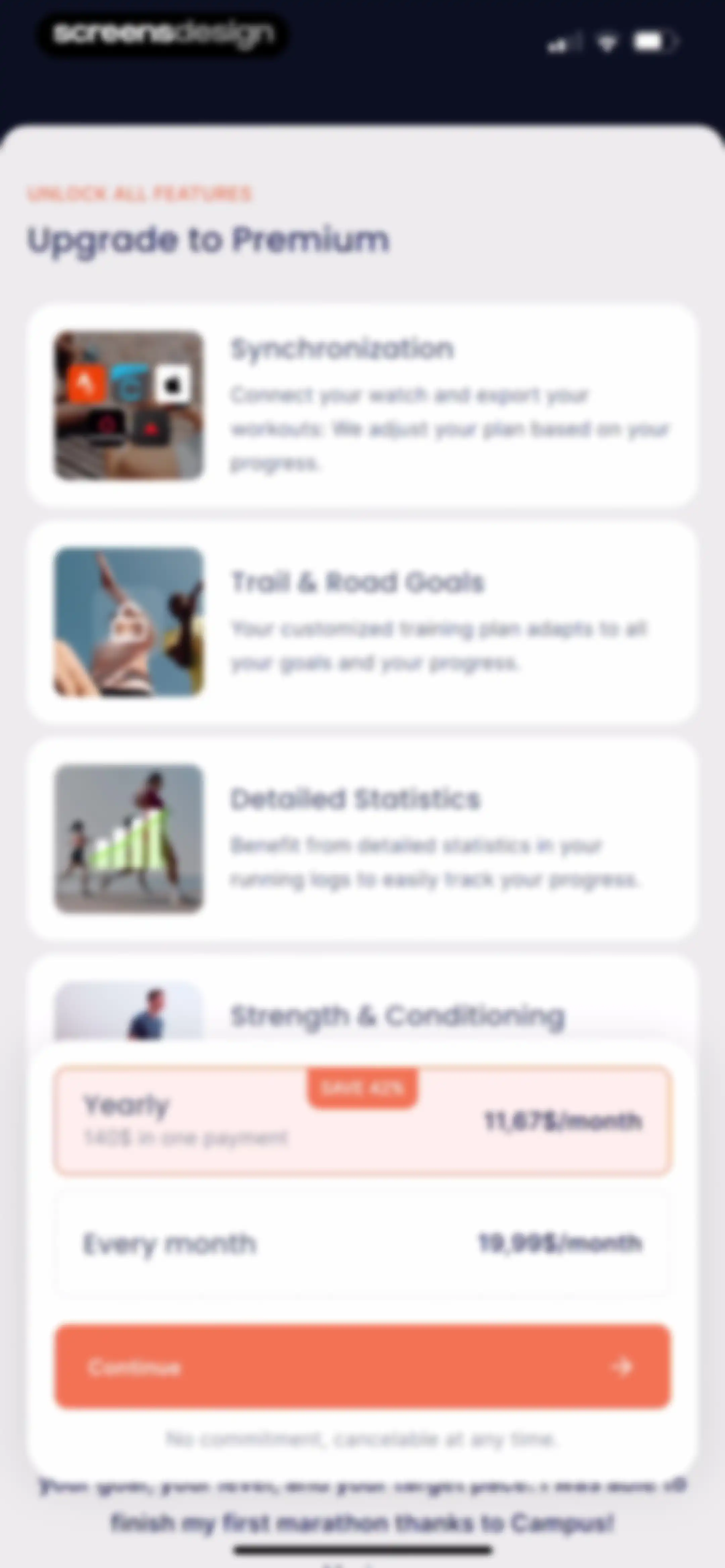 Campus Coach-Running & Trail screen 23