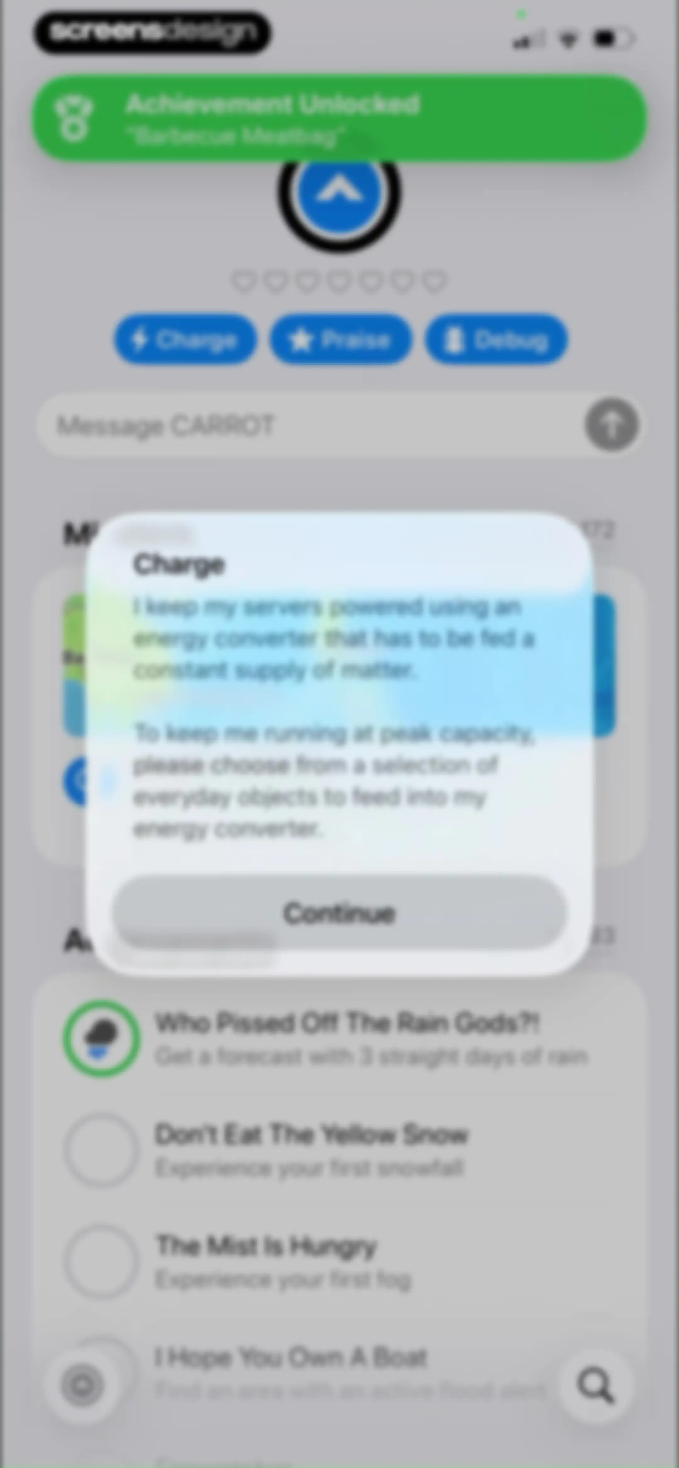 CARROT Weather: Alerts & Radar screen 93
