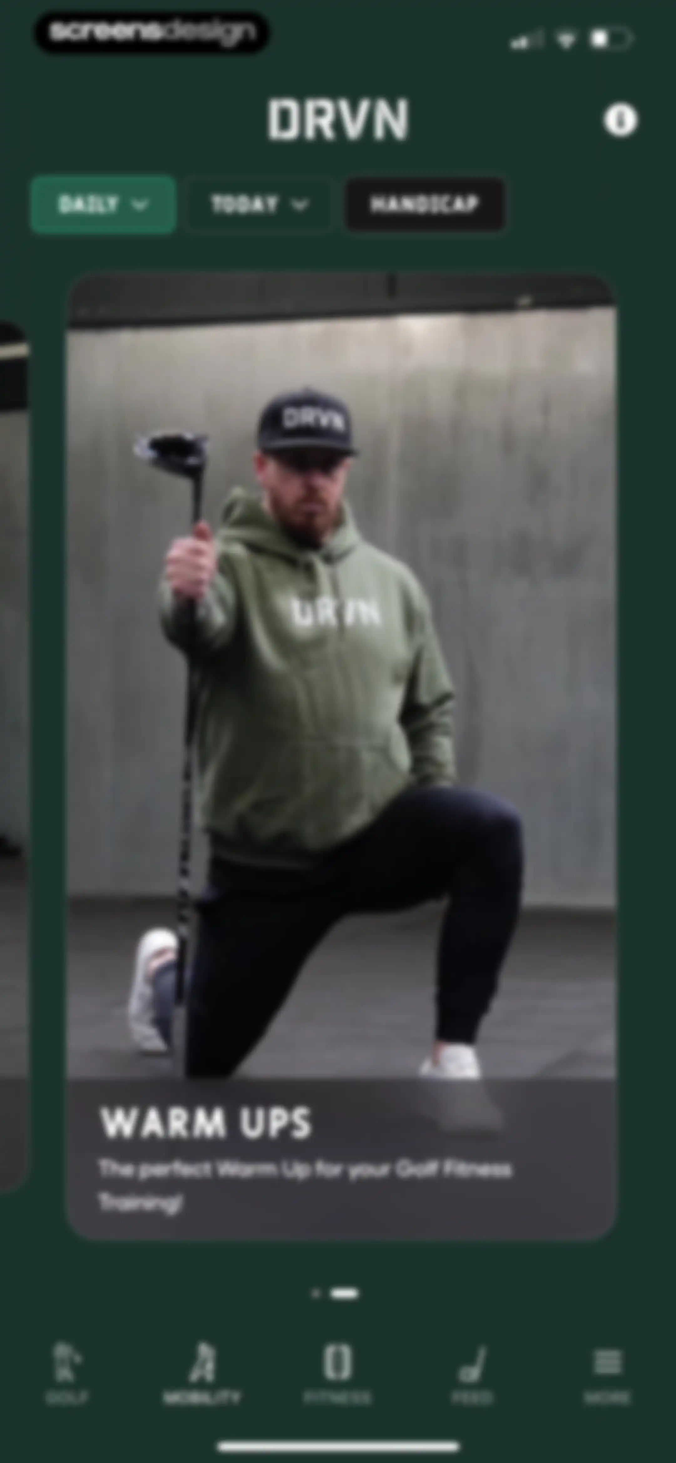 DRVN - Golf & Gym Workouts screen 104