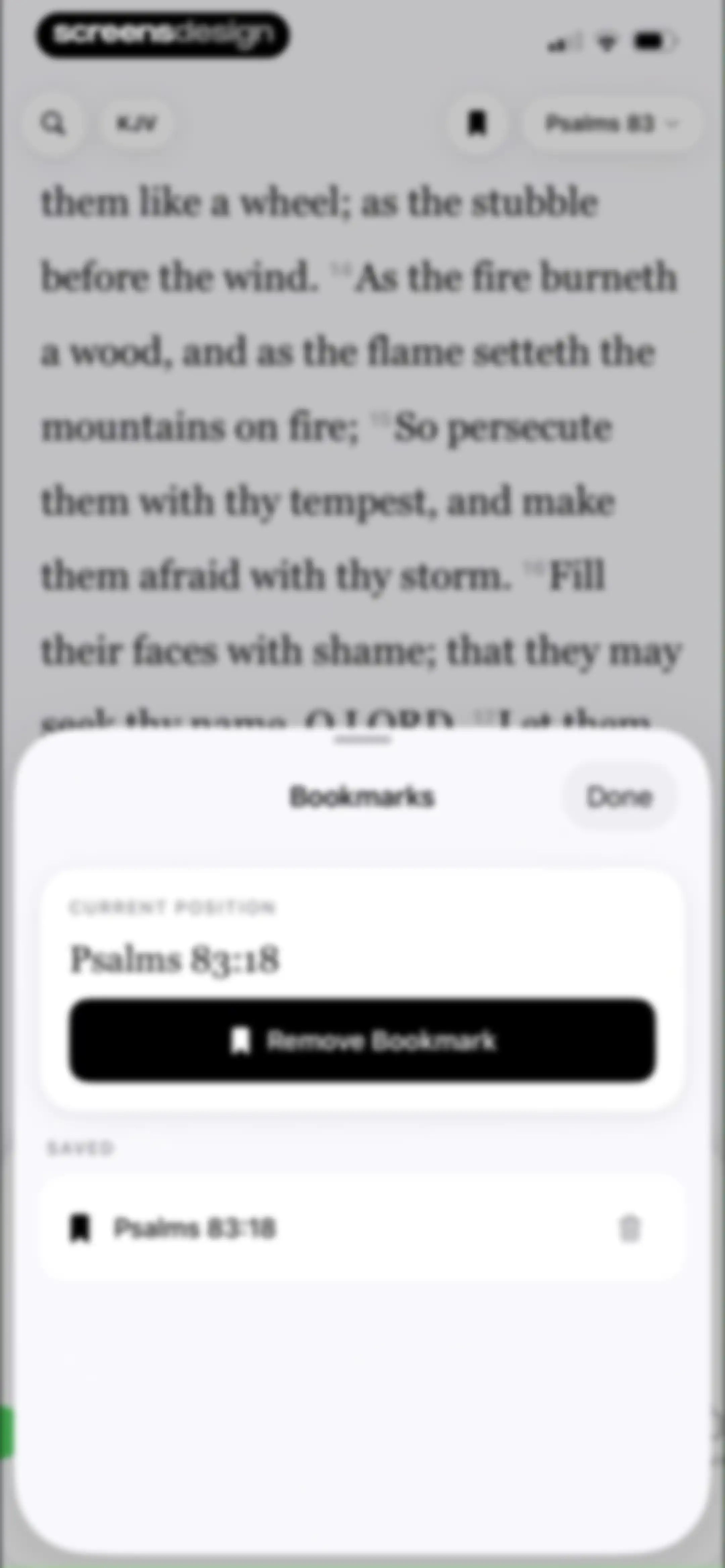 Bible Word Study screen 58