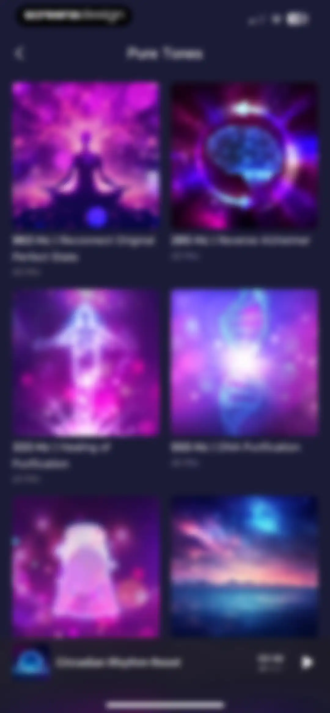 Frequency: Healing Sounds screen 35