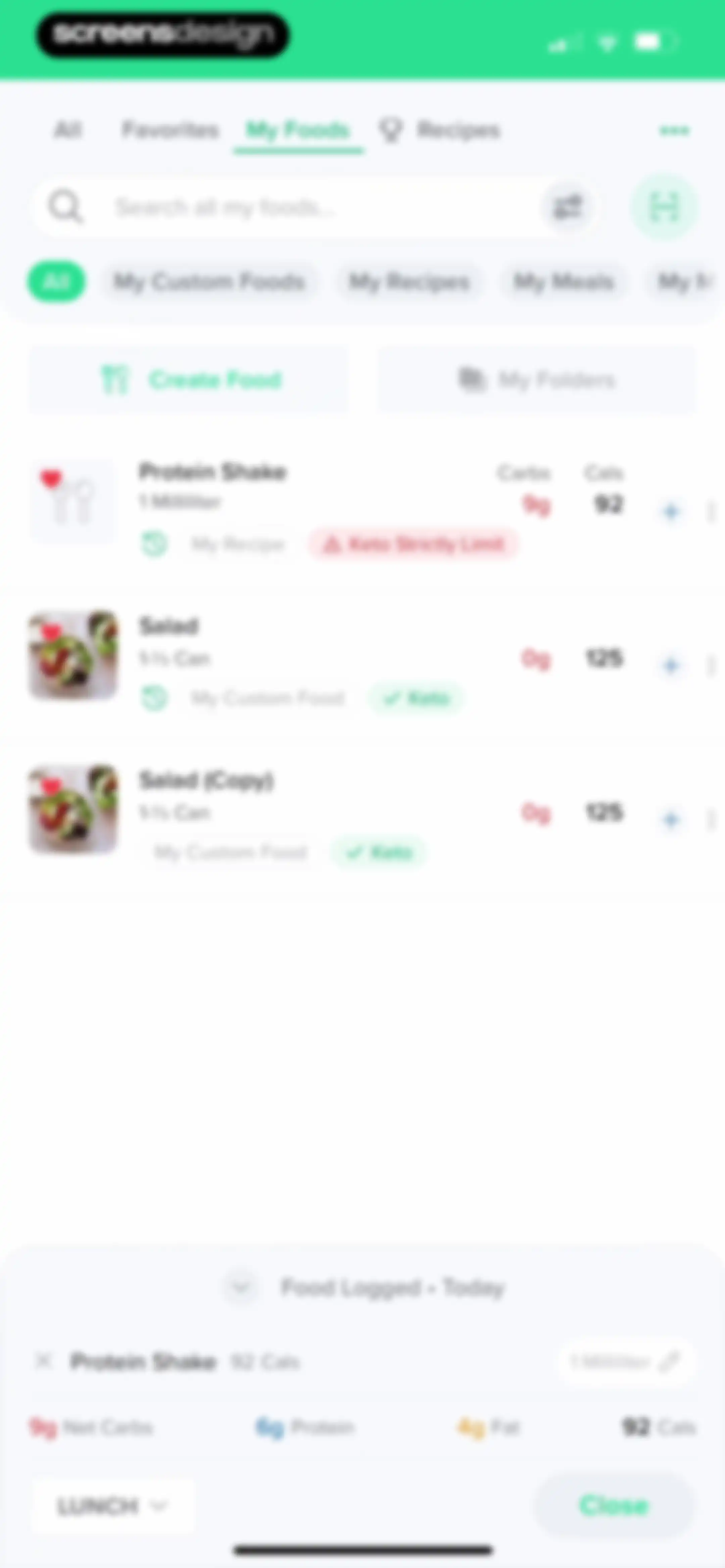 Carb Manager: Keto & Macro Log screen 241