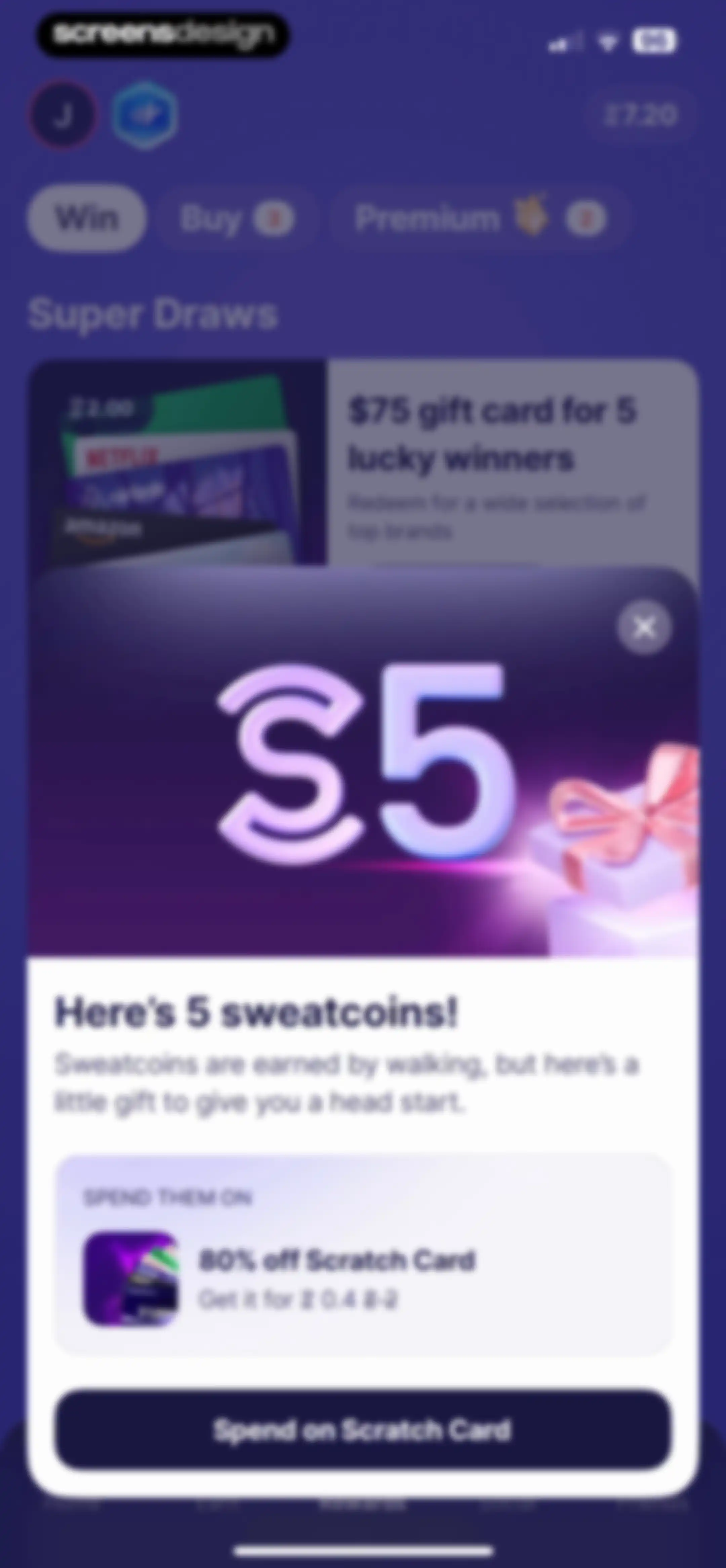 Sweatcoin Walking Step Counter screen 32