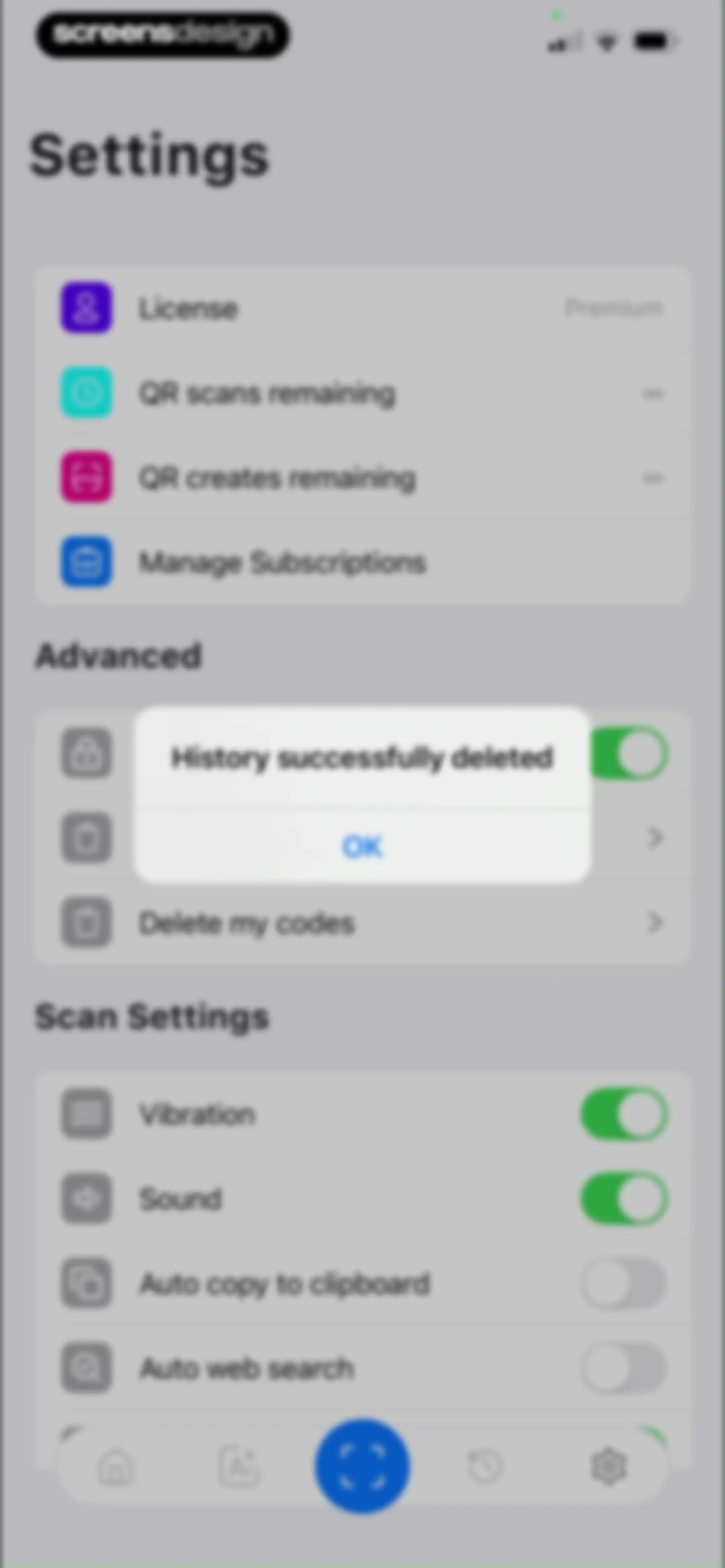 QR Code Scanner & AI Generator screen 75