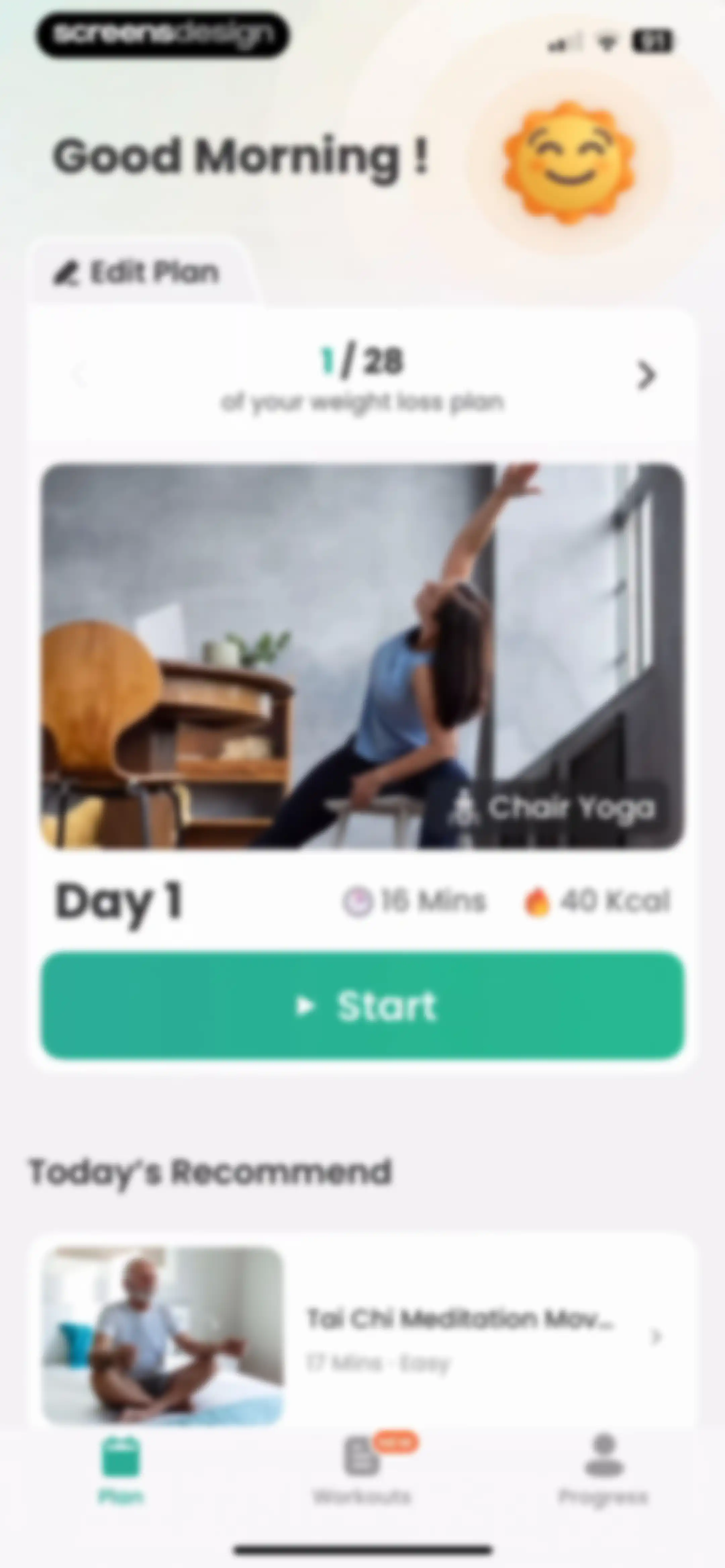 Workout for Seniors: SeniorFit screen 66