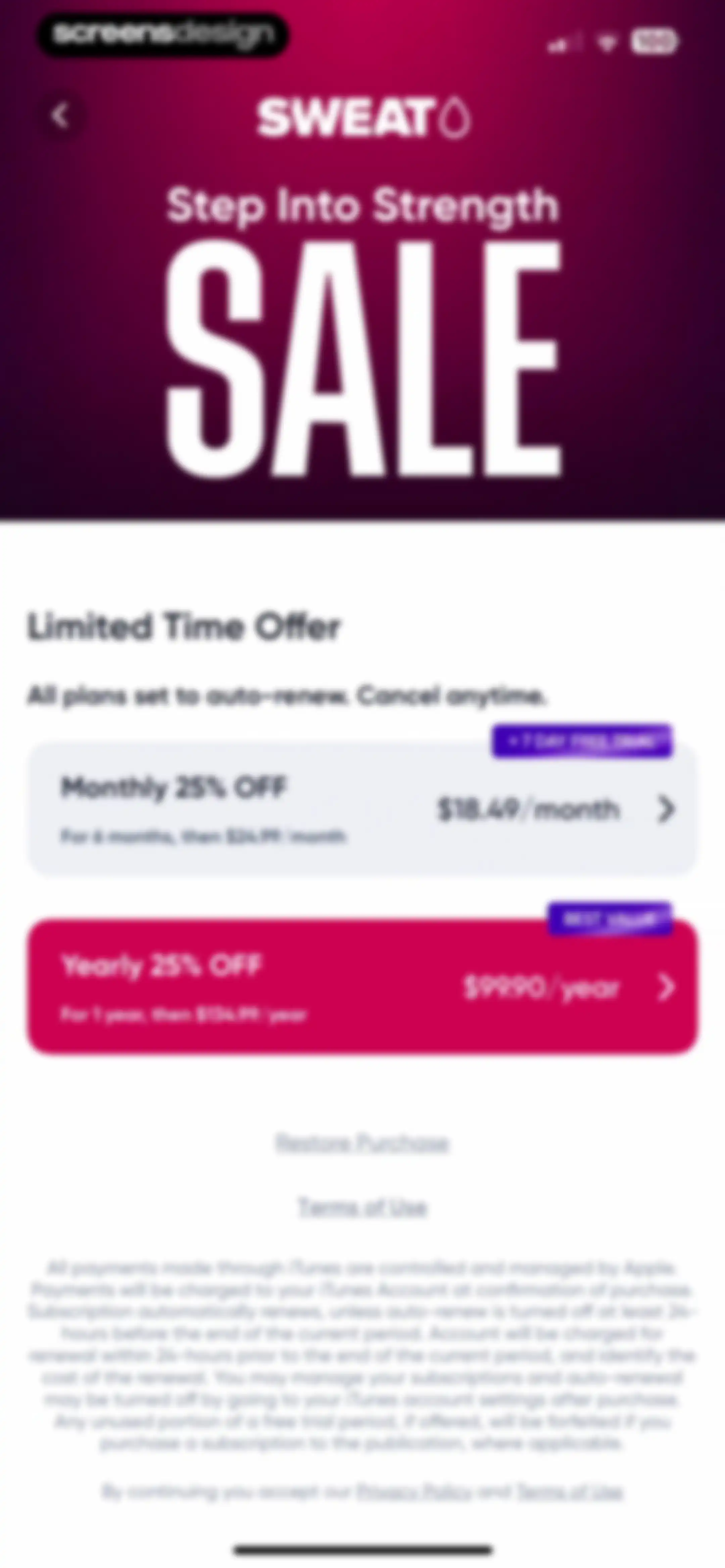 Sweat: Fitness App For Women screen 11