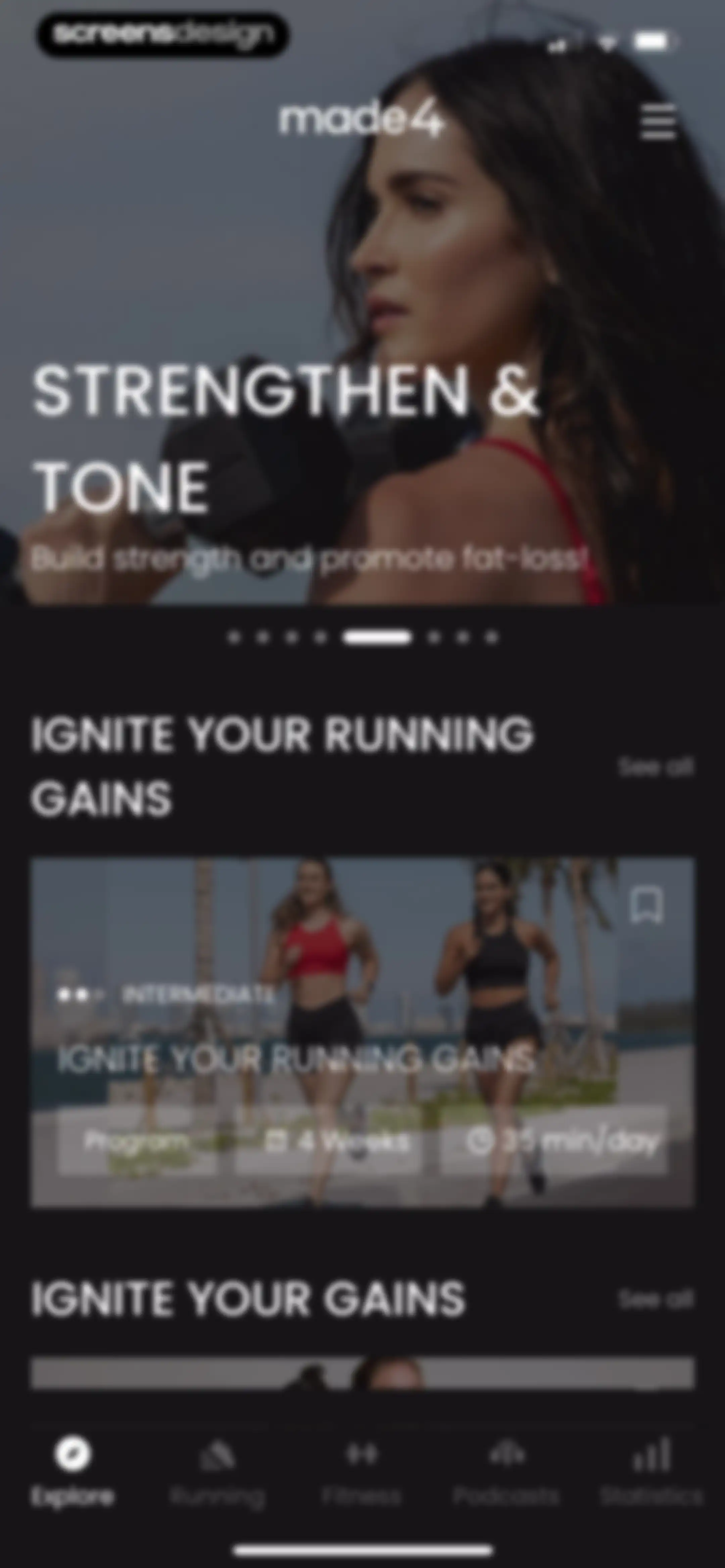 Made4 - Fitness & Running screen 21