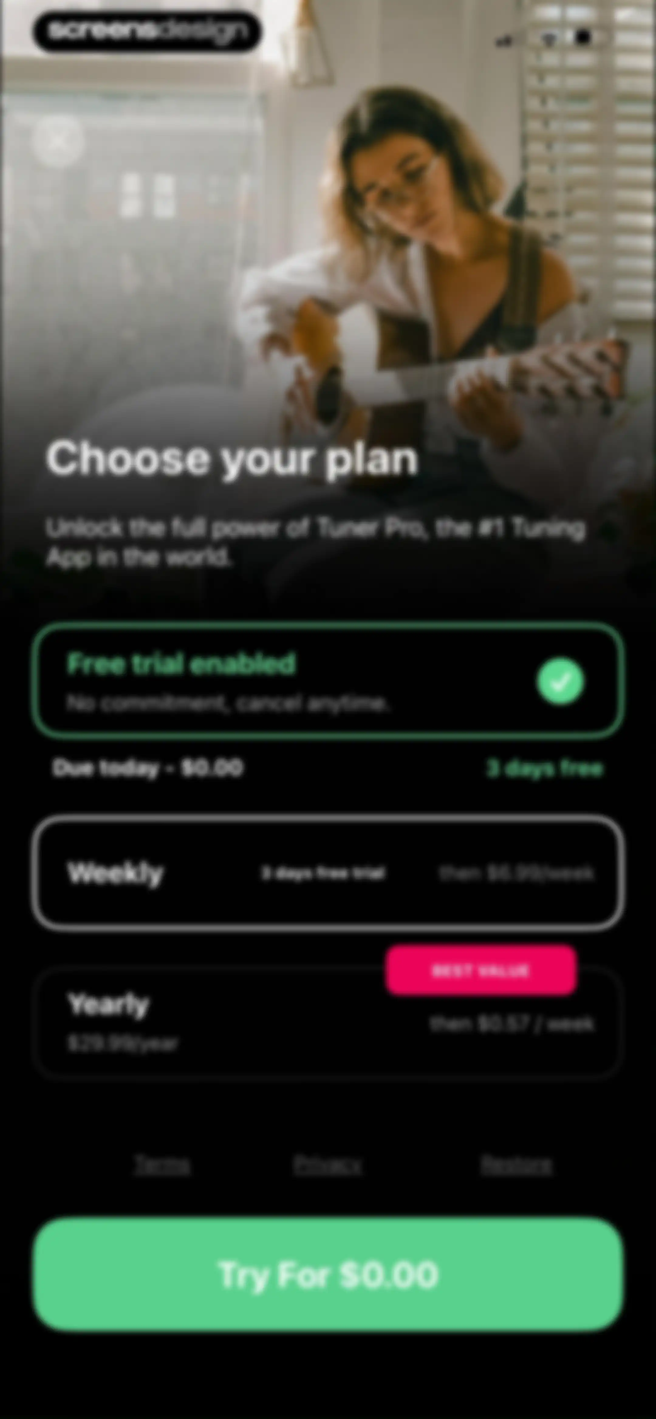 Tuner Pro: Guitar Tuner & Tab screen 14