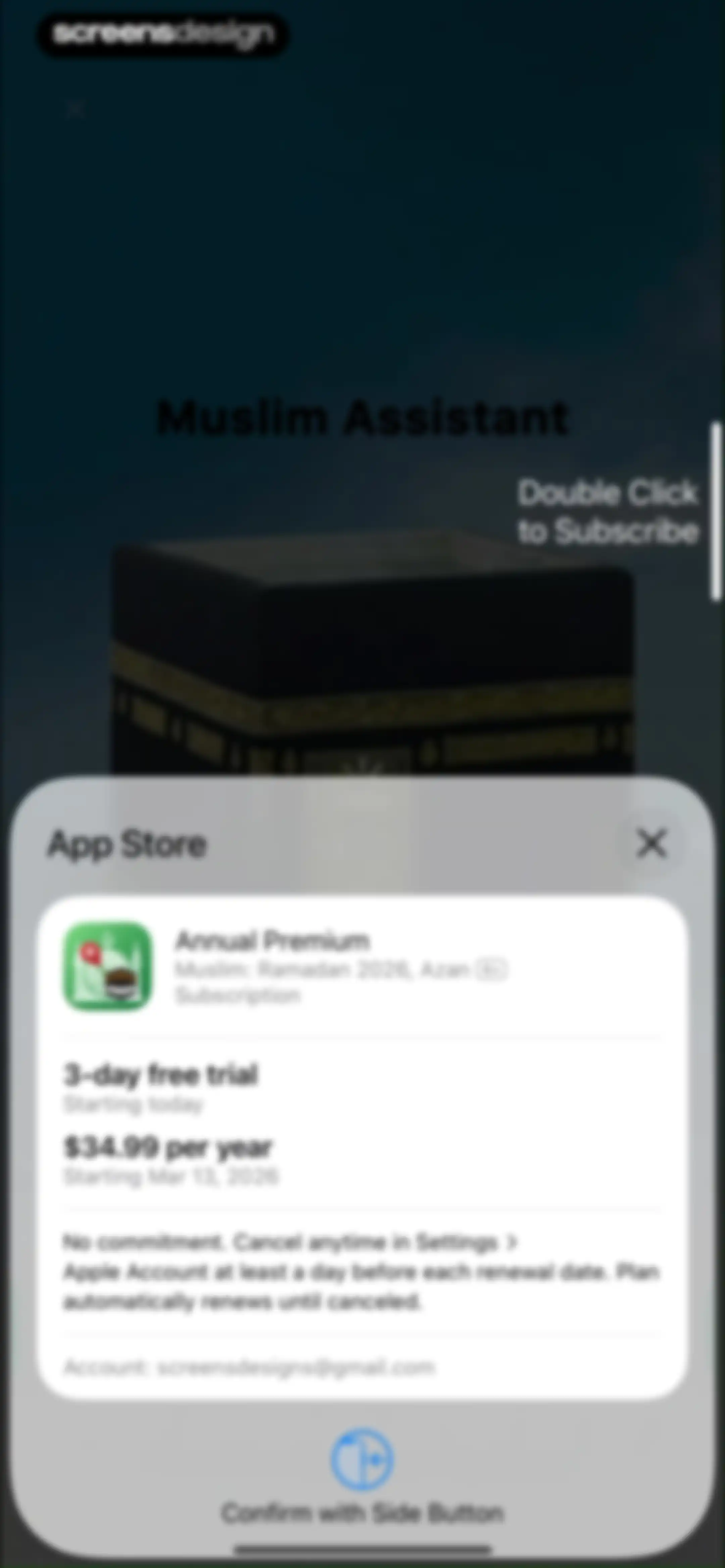 Muslim: Prayer Times, Qibla screen 12