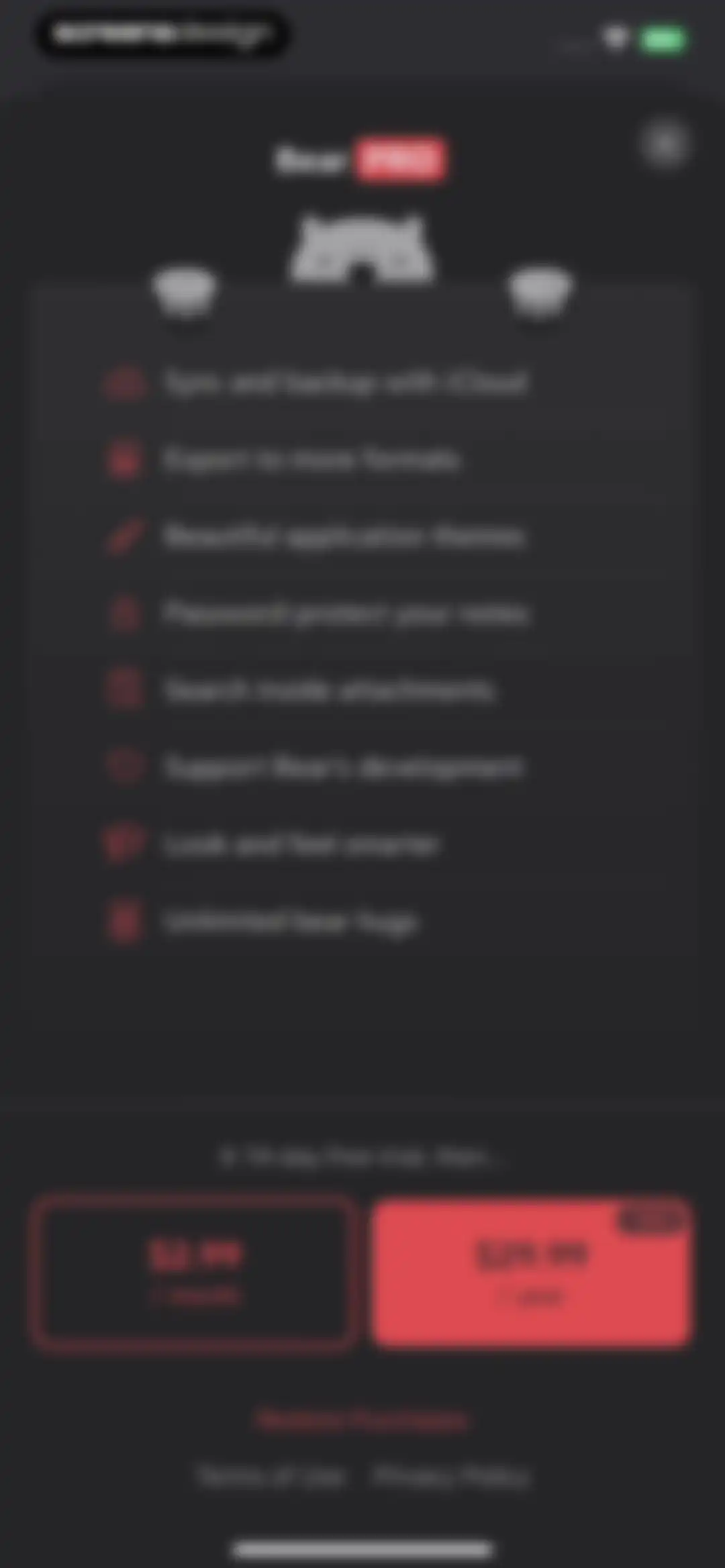 Bear - Markdown Notes screen 33