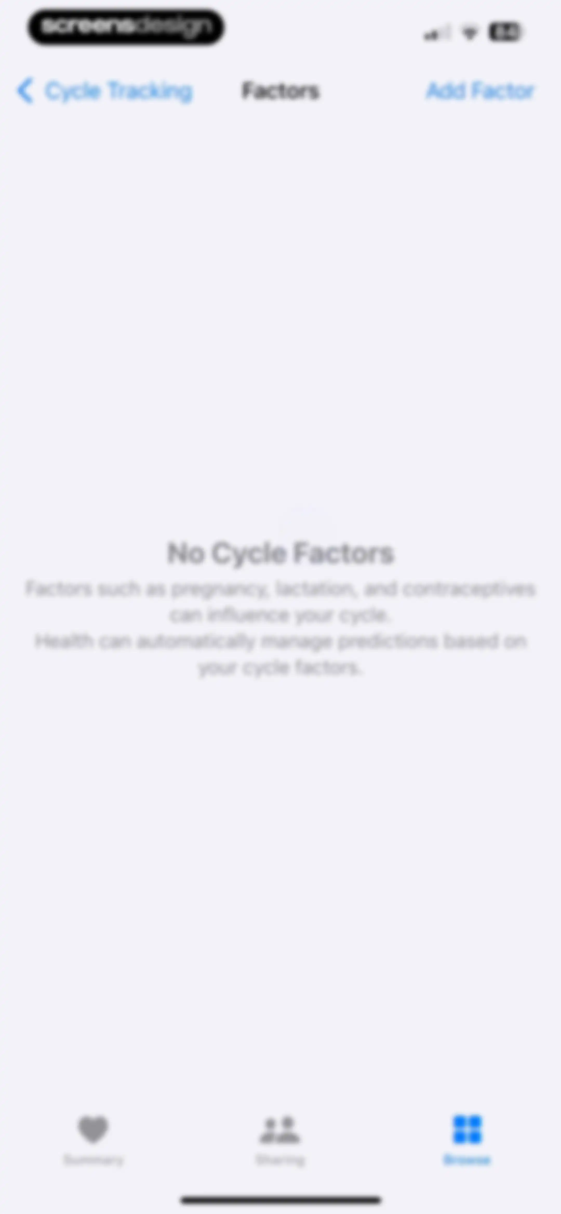 Apple Health screen 105