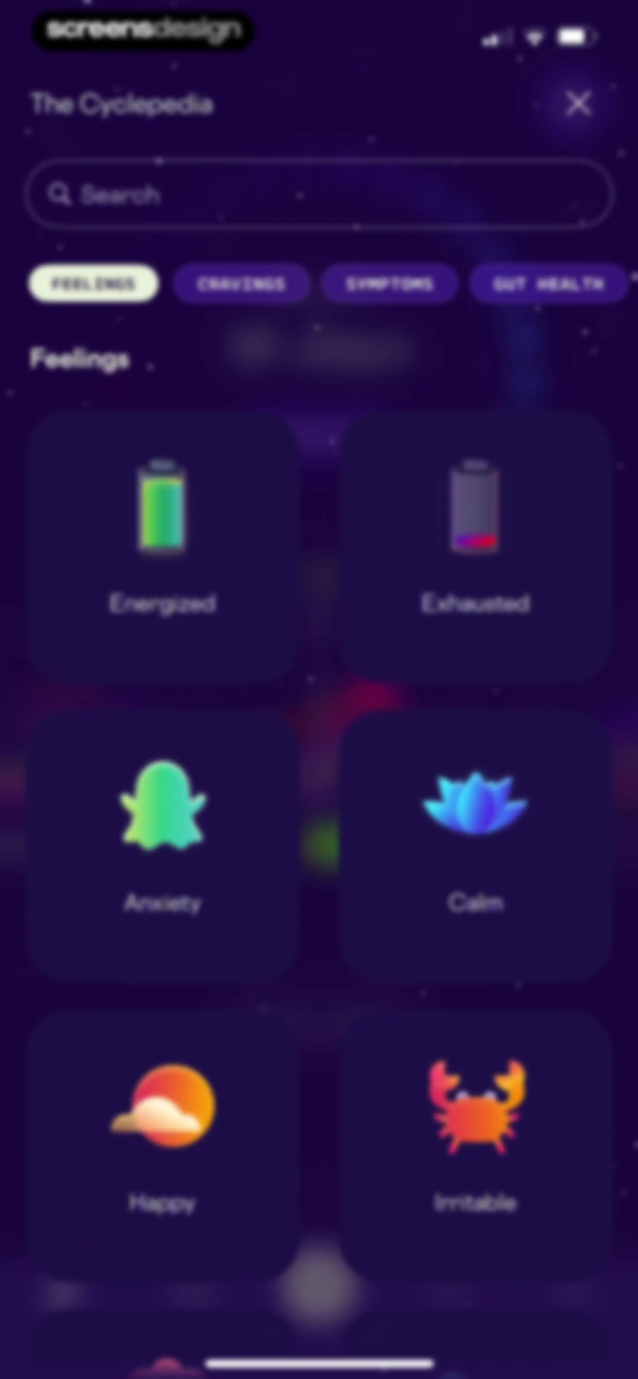 Stardust Period Tracker screen 37