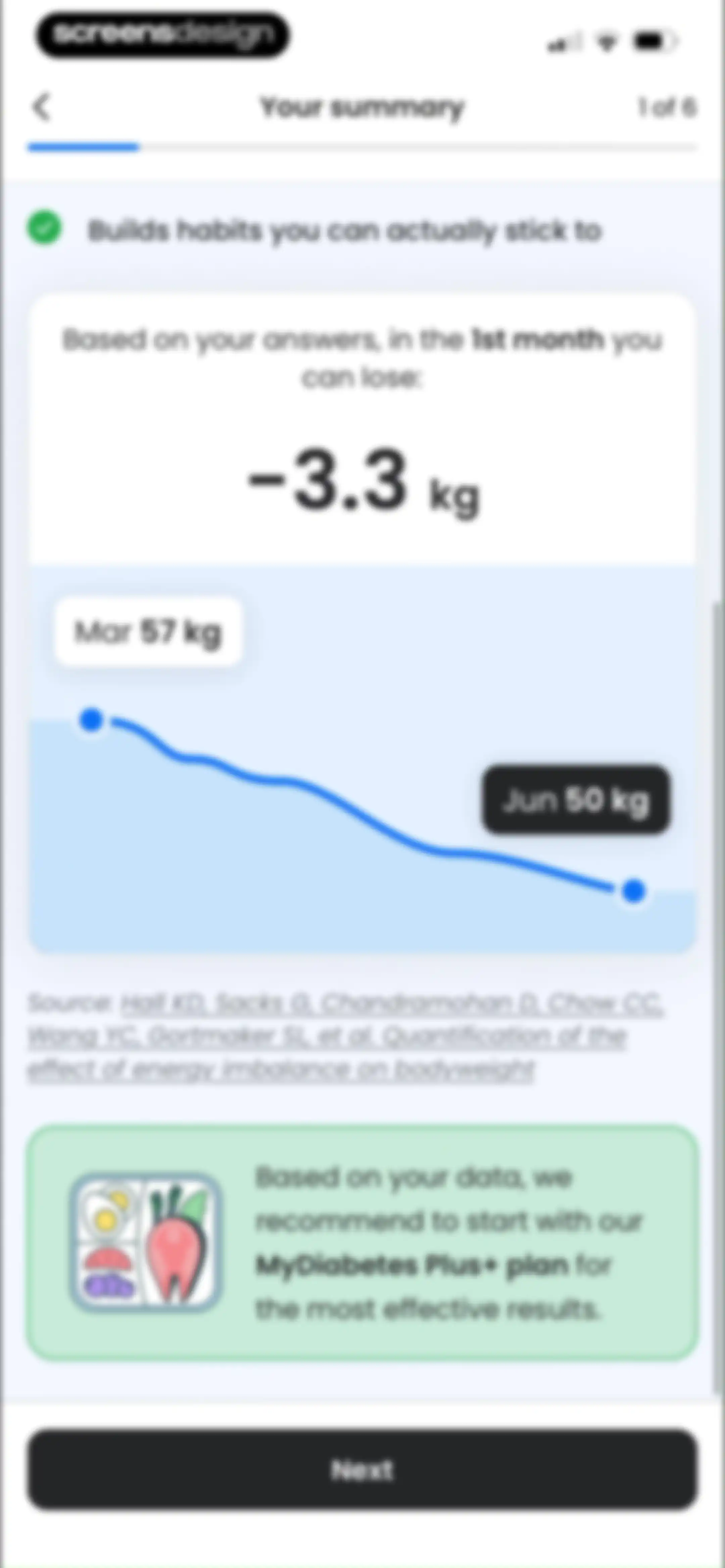 MyDiabetes: Sugar & Meal Log screen 29