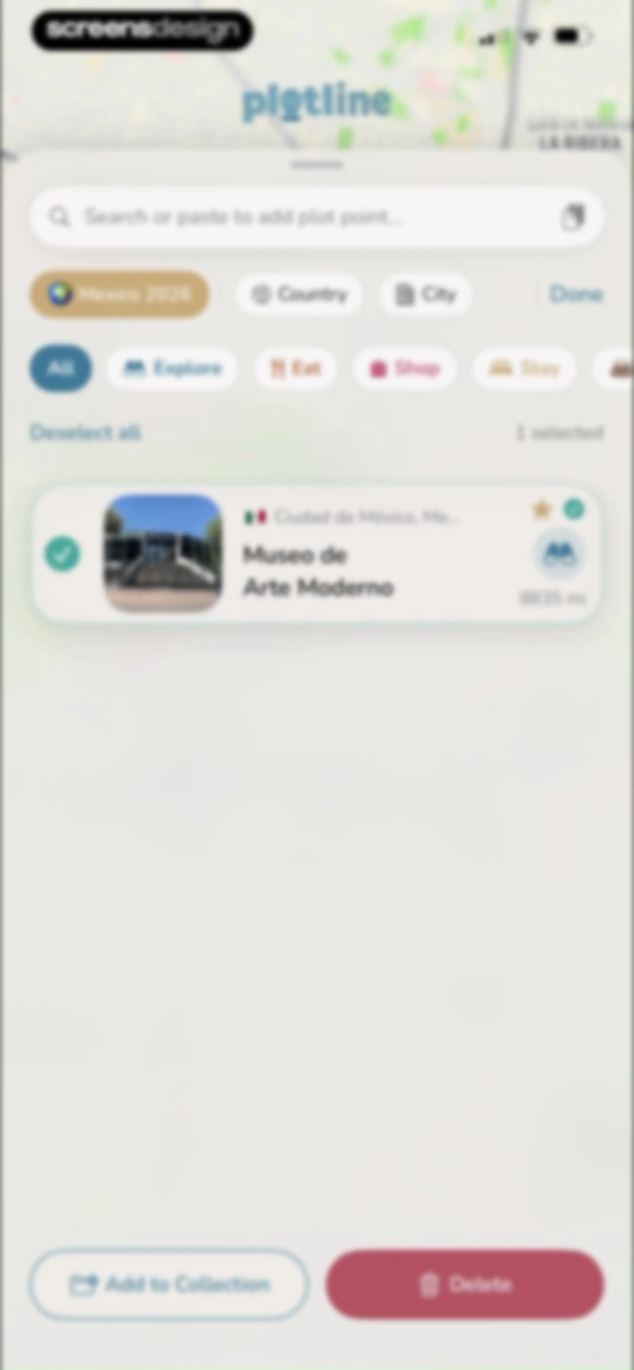 Plotline: Travel Map & Planner screen 52