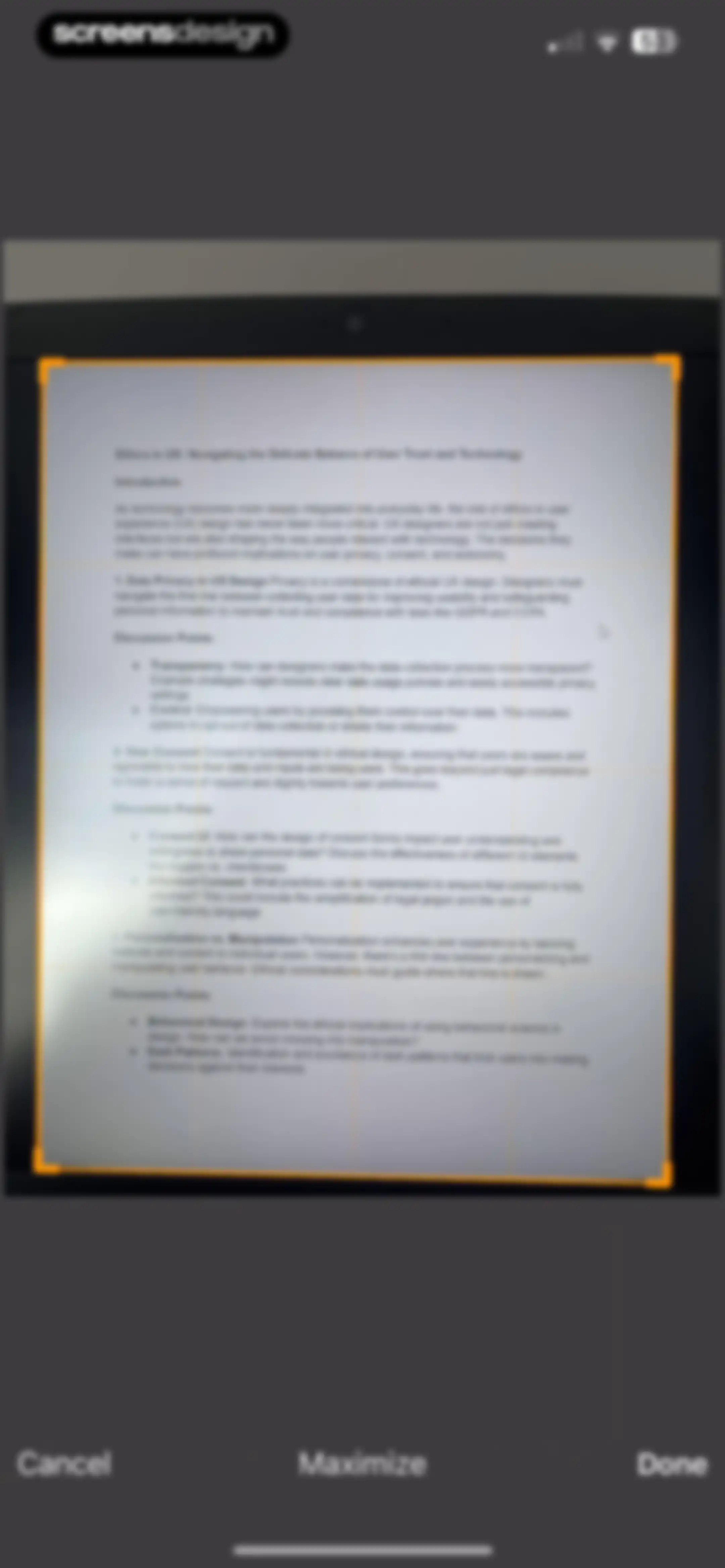 Scanner App: Genius Scan screen 18