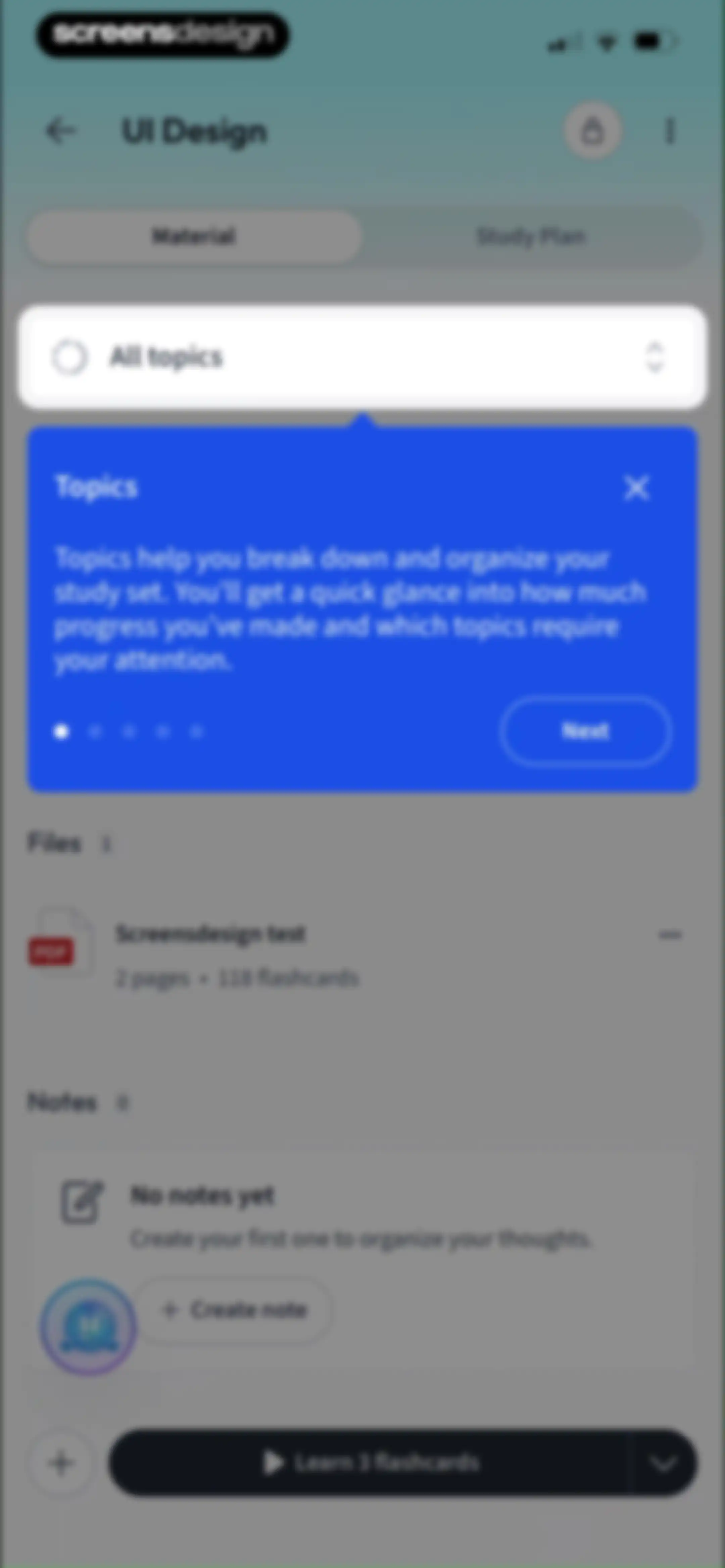 Vaia: AI Flashcards. Study App screen 77