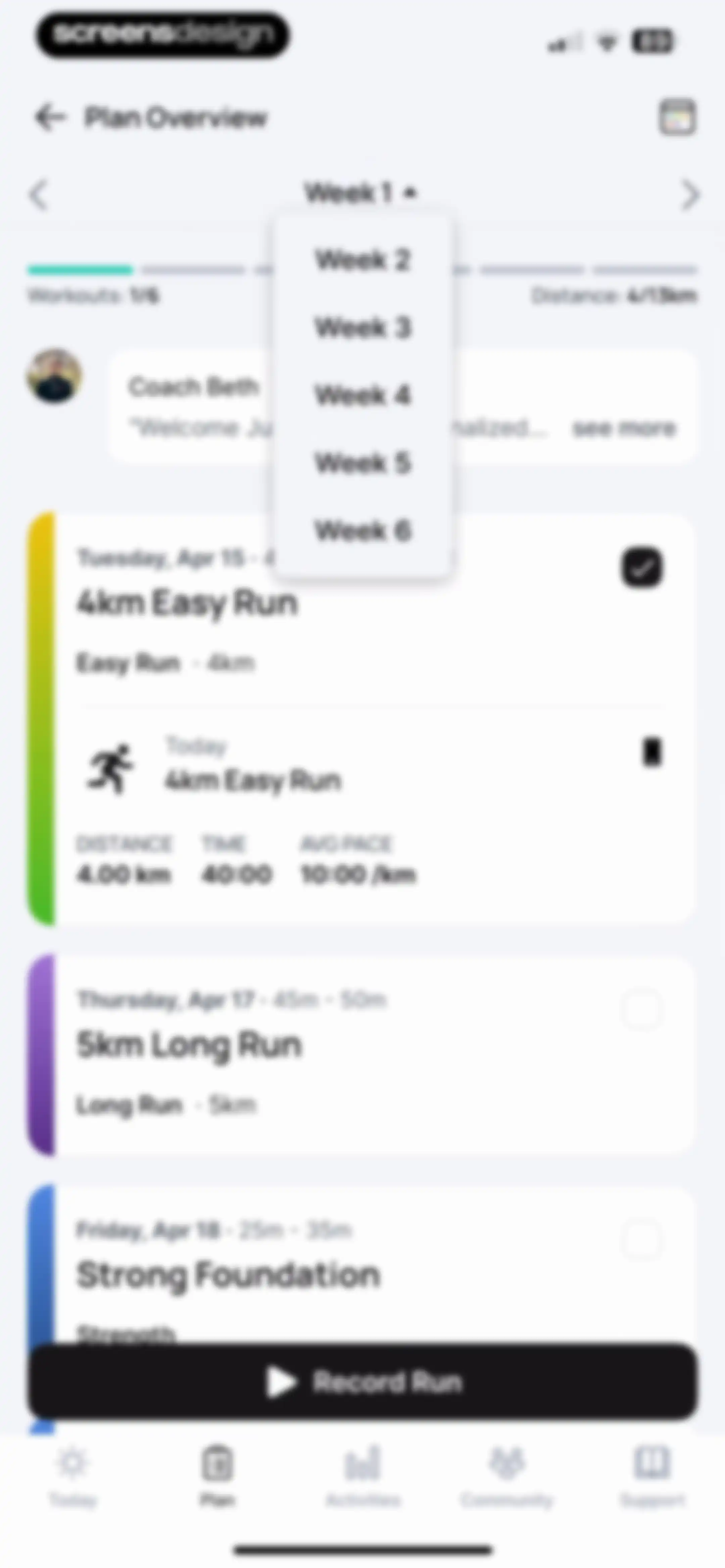 Runna: Running Plans & Coach screen 81