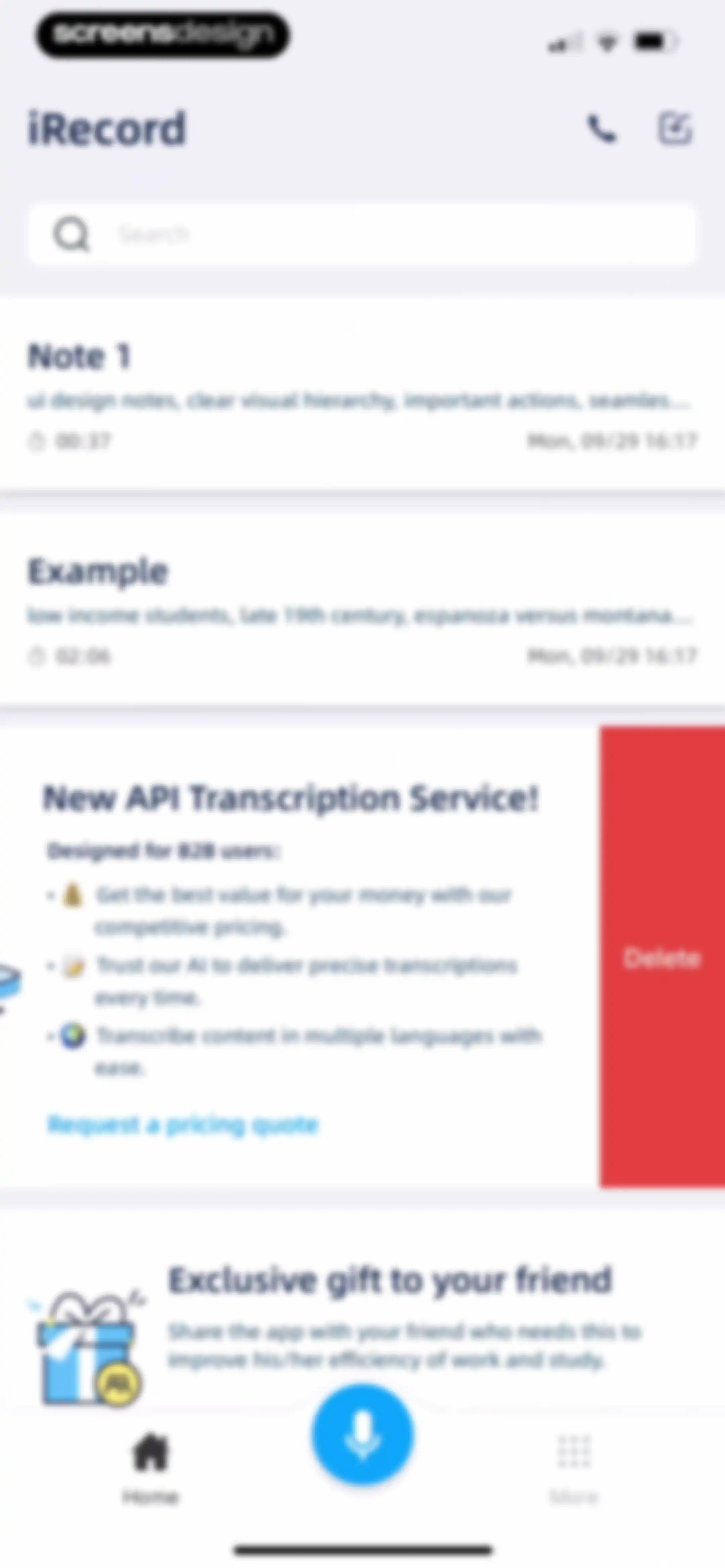 iRecord: Transcribe Voice Memo screen 30