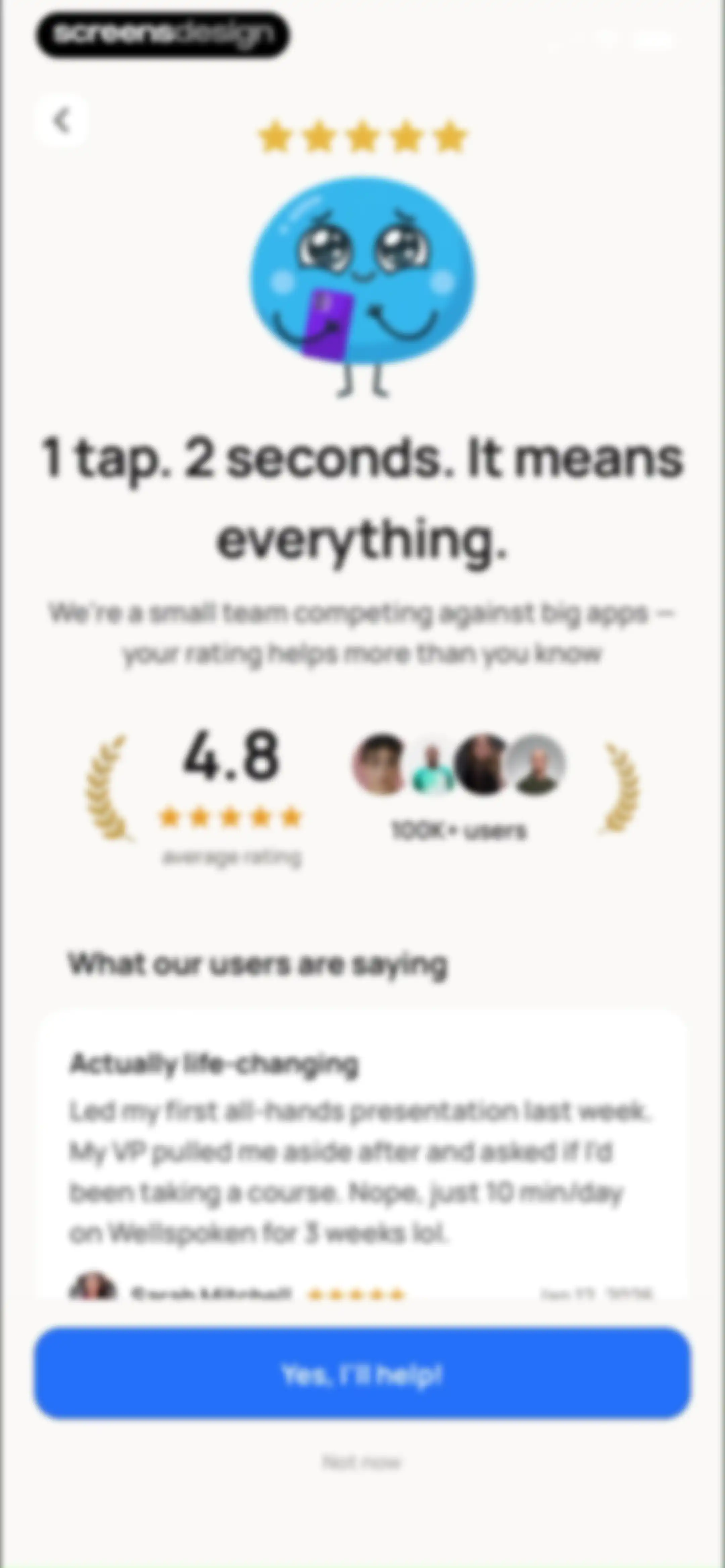 Wellspoken: Articulation Coach screen 40