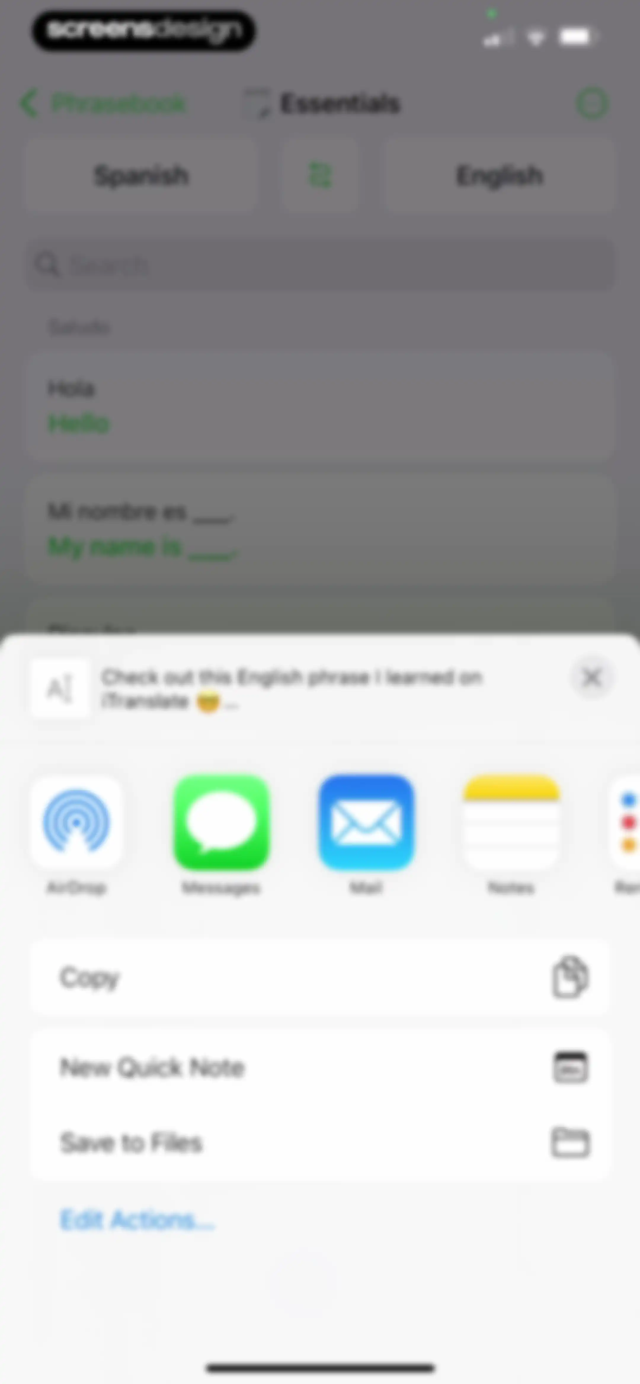 iTranslate Translator screen 69