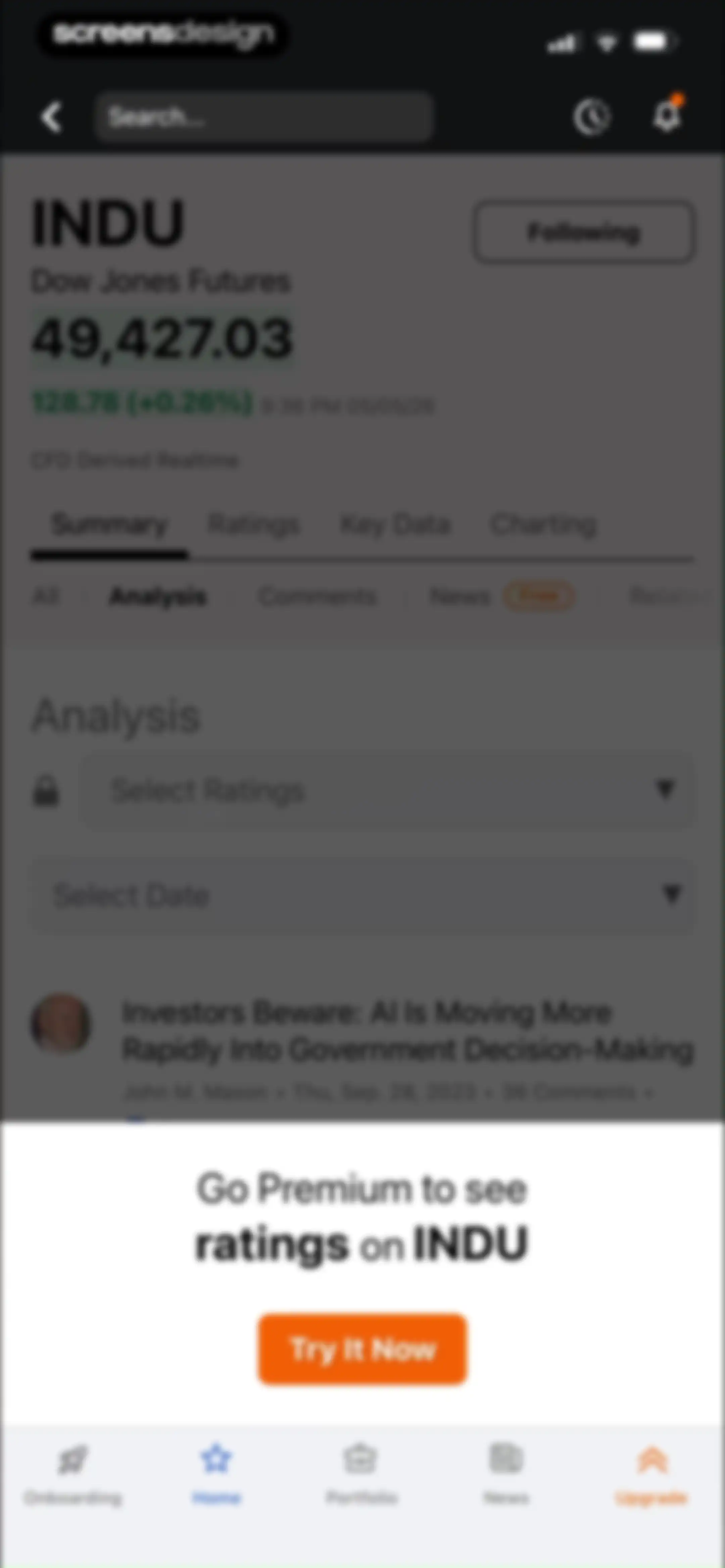 Seeking Alpha: News & Analysis screen 42