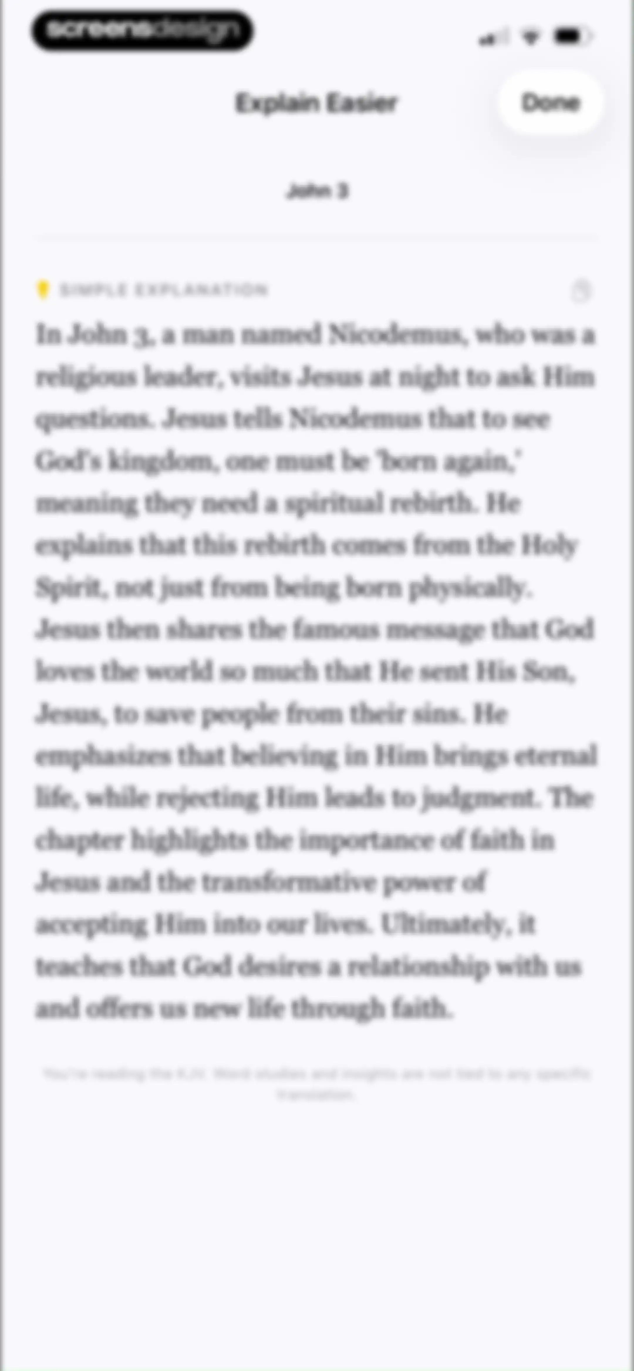 Bible Word Study screen 41