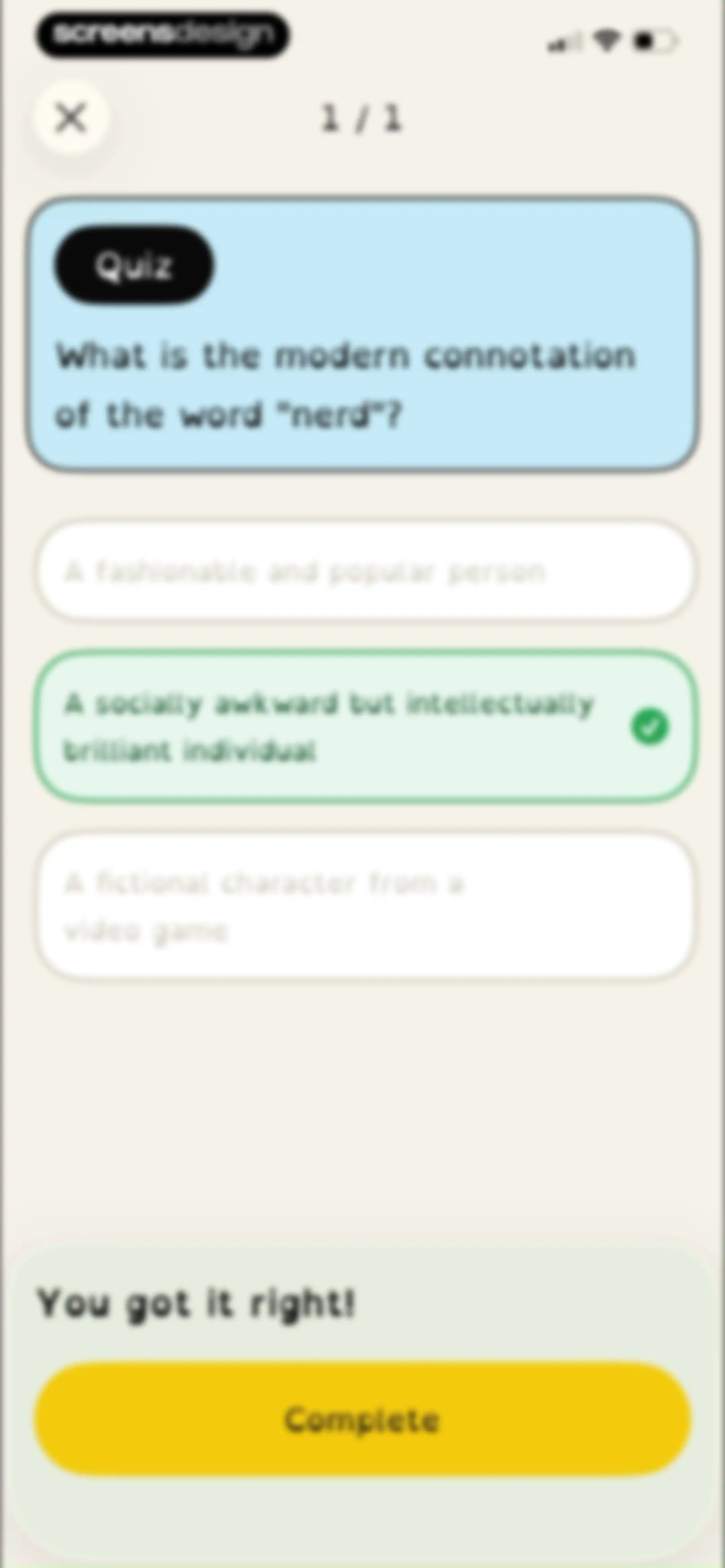 GenK: Daily Learning & Quiz screen 63