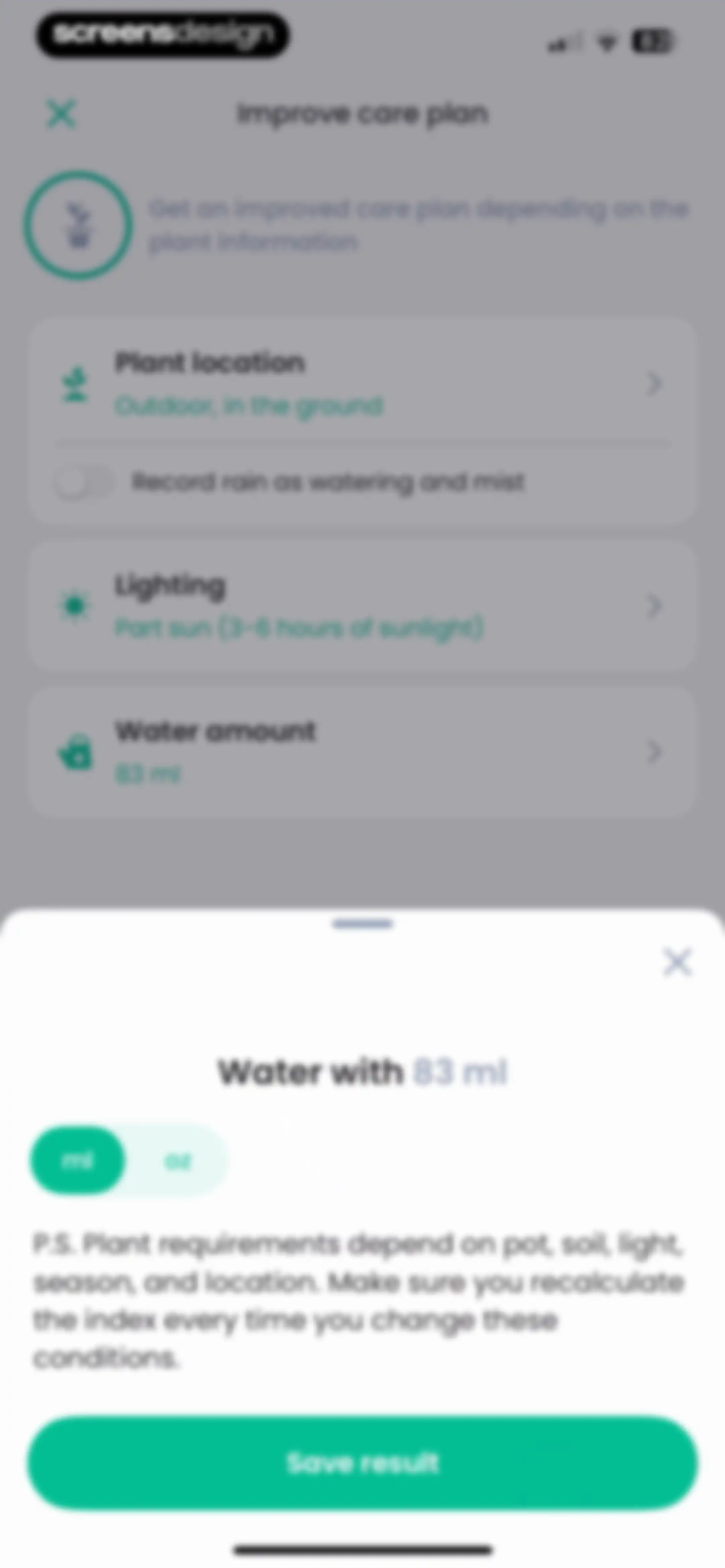 PlantIn: Plant Identifier・Care screen 65