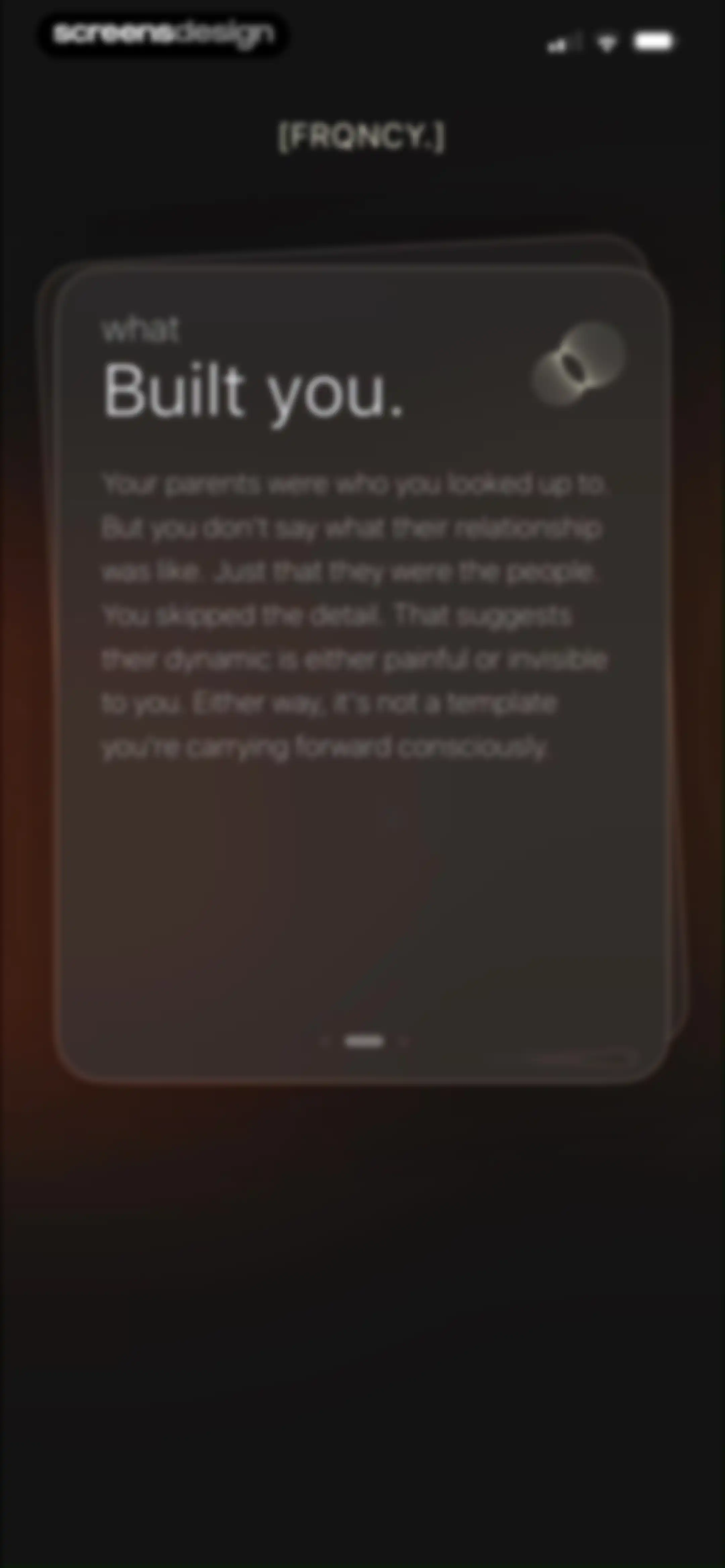 FRQNCY. screen 30