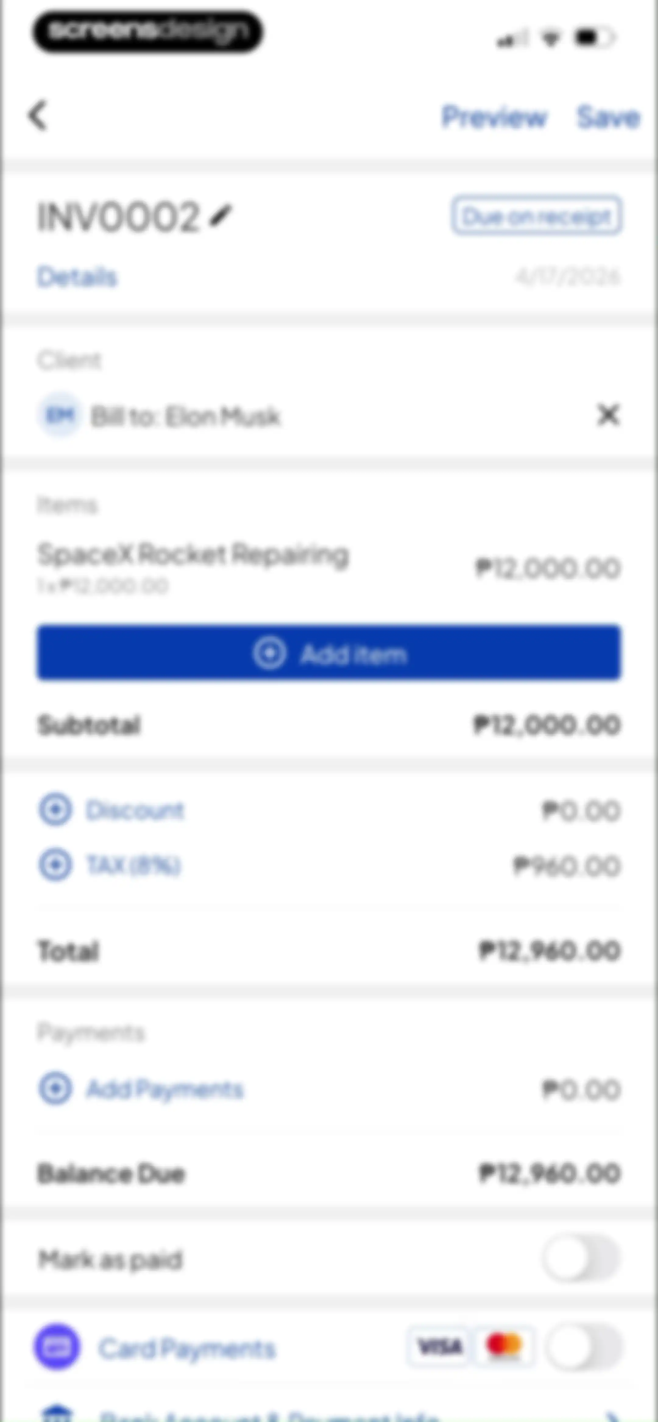 Invoice Maker - Invoice Fly screen 42
