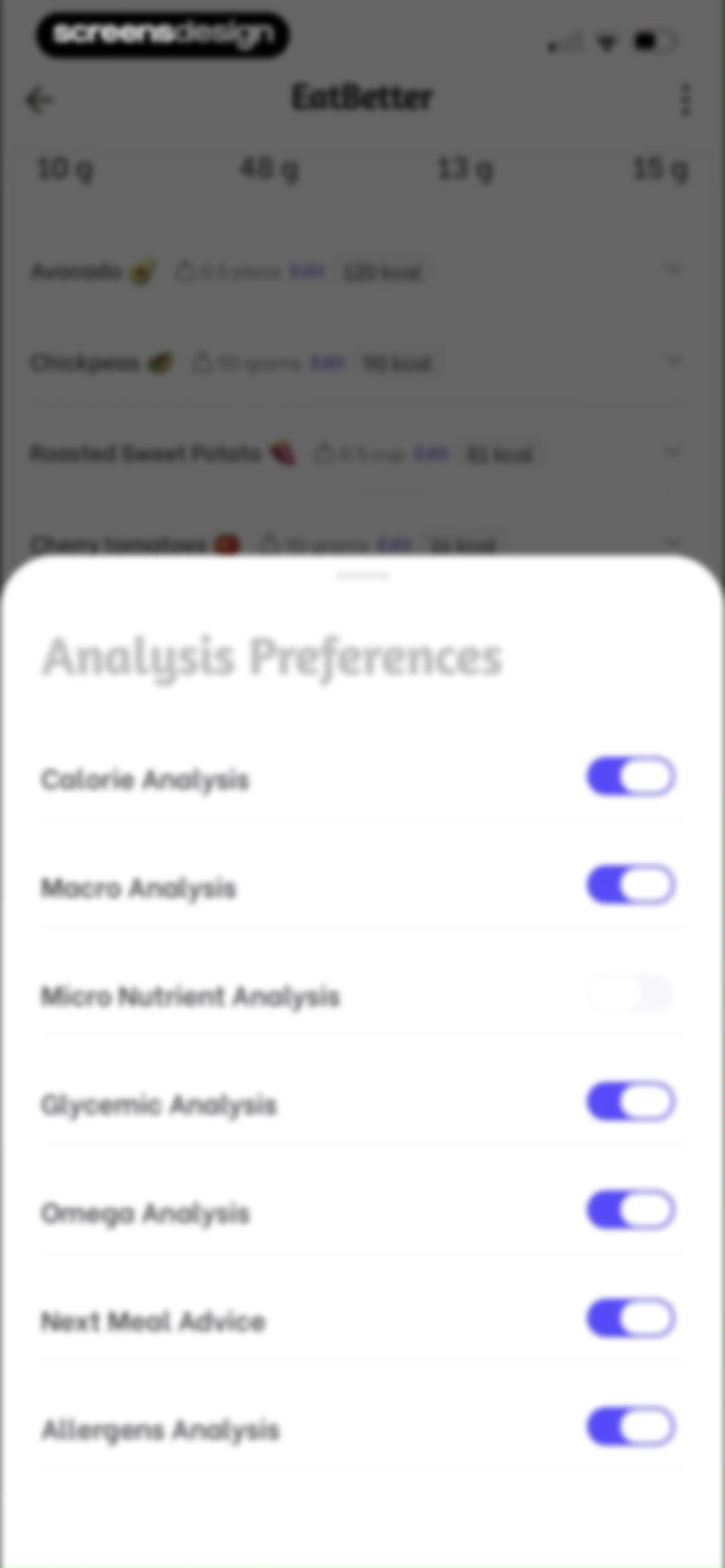EatBetter: AI Food Journal screen 93