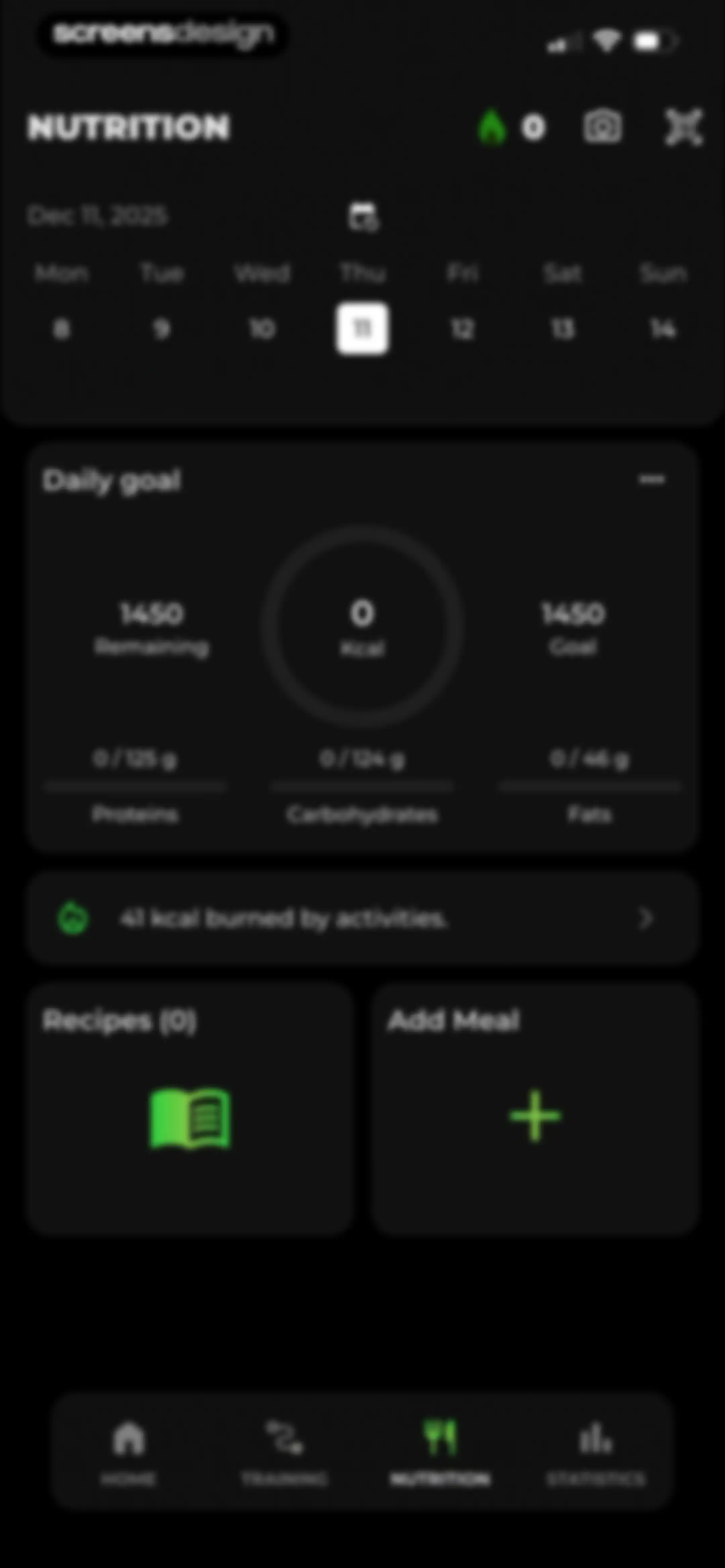MCI - Personal Training AI screen 148