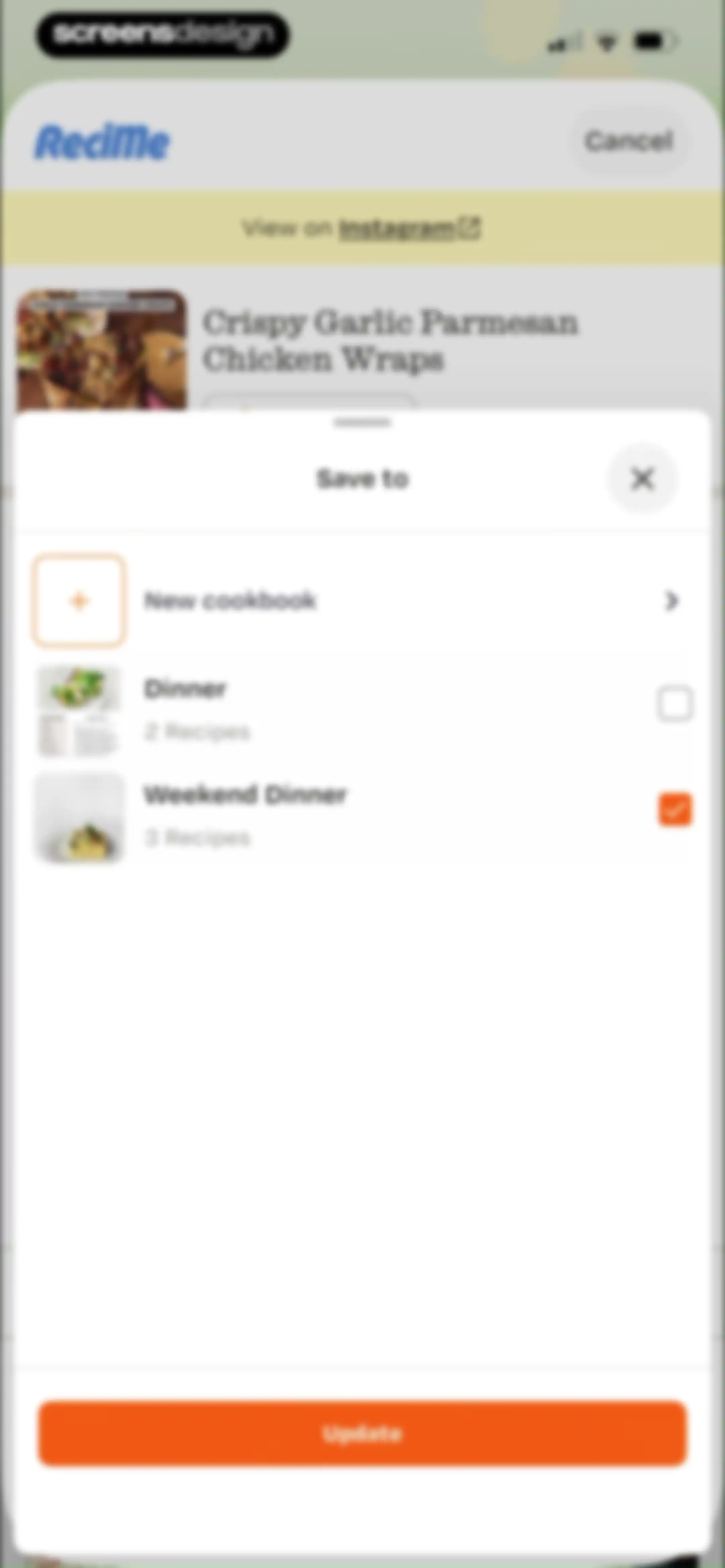 ReciMe: Recipes & Meal Planner screen 136