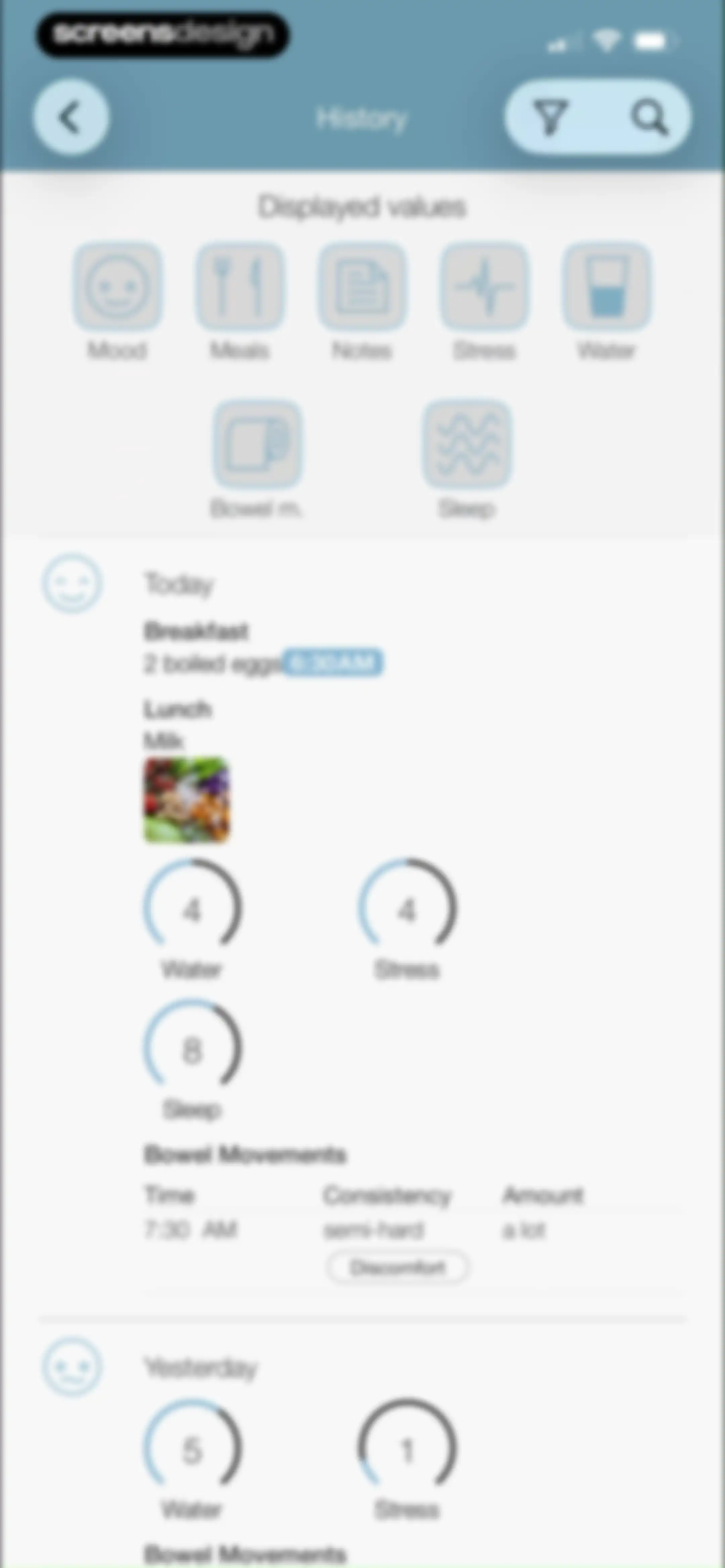 Bowelle - The IBS tracker screen 58