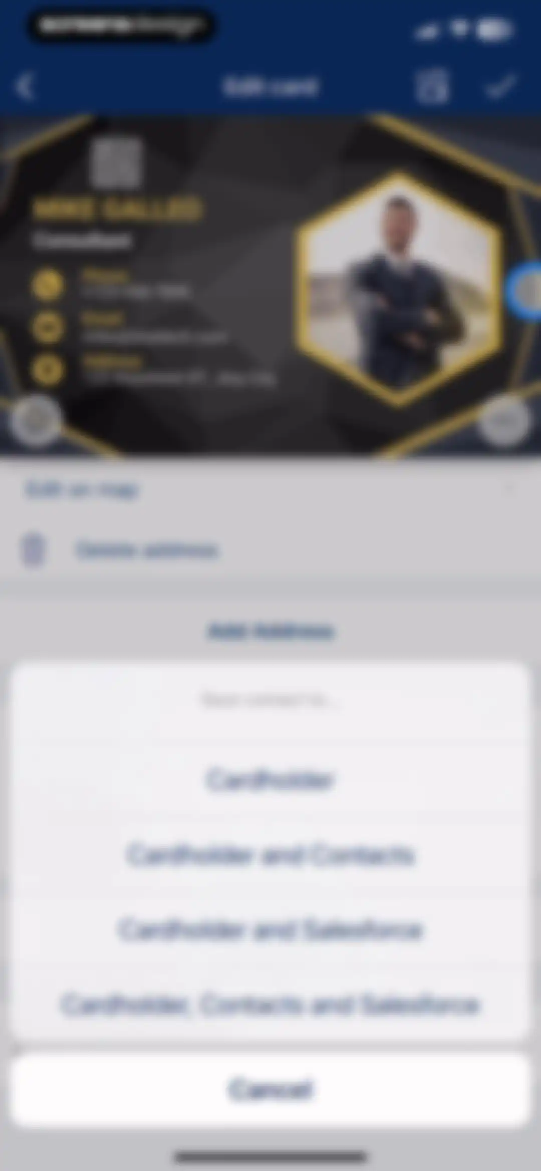 Business Card Reader screen 18