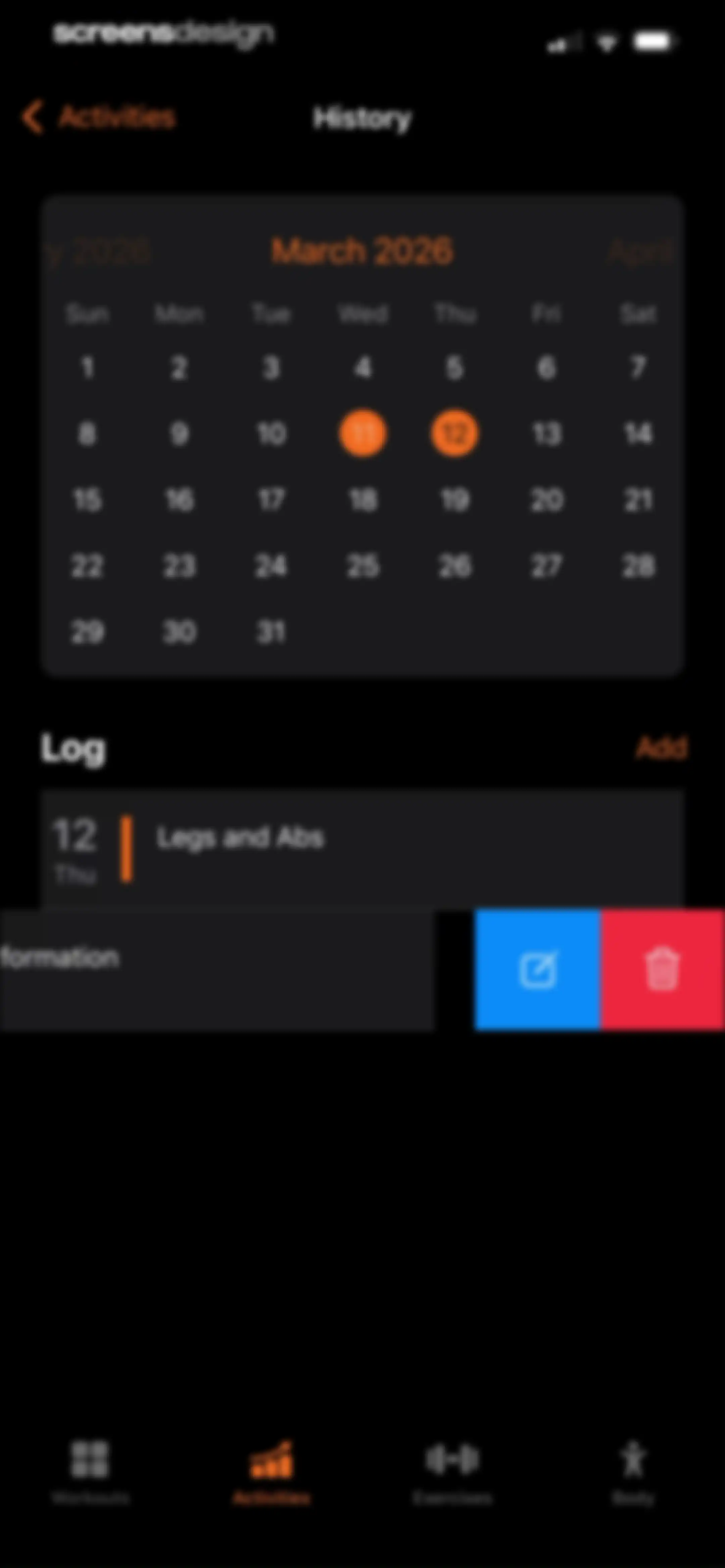 Gym WP - Workout Planner & Log screen 122