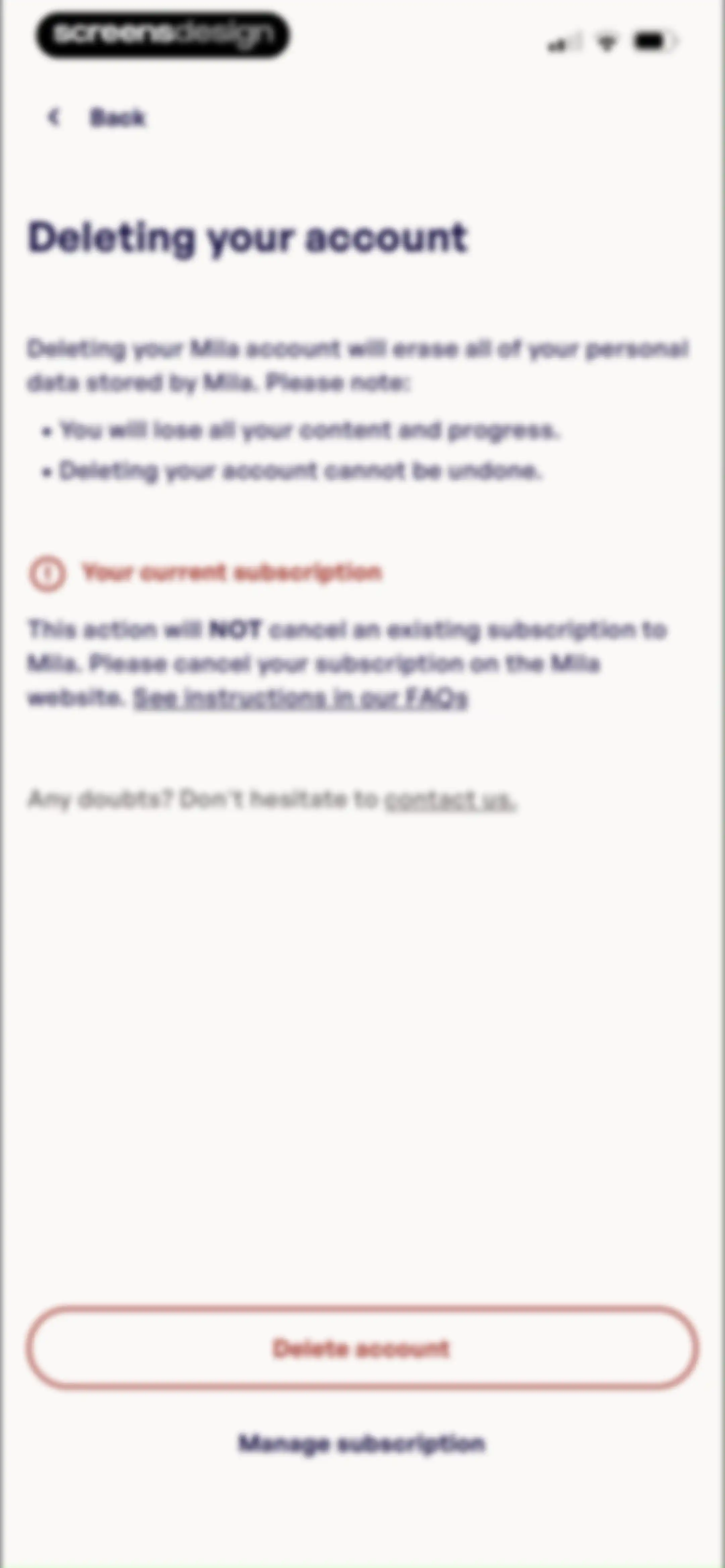 Mila: Home Workout & Fitness screen 61