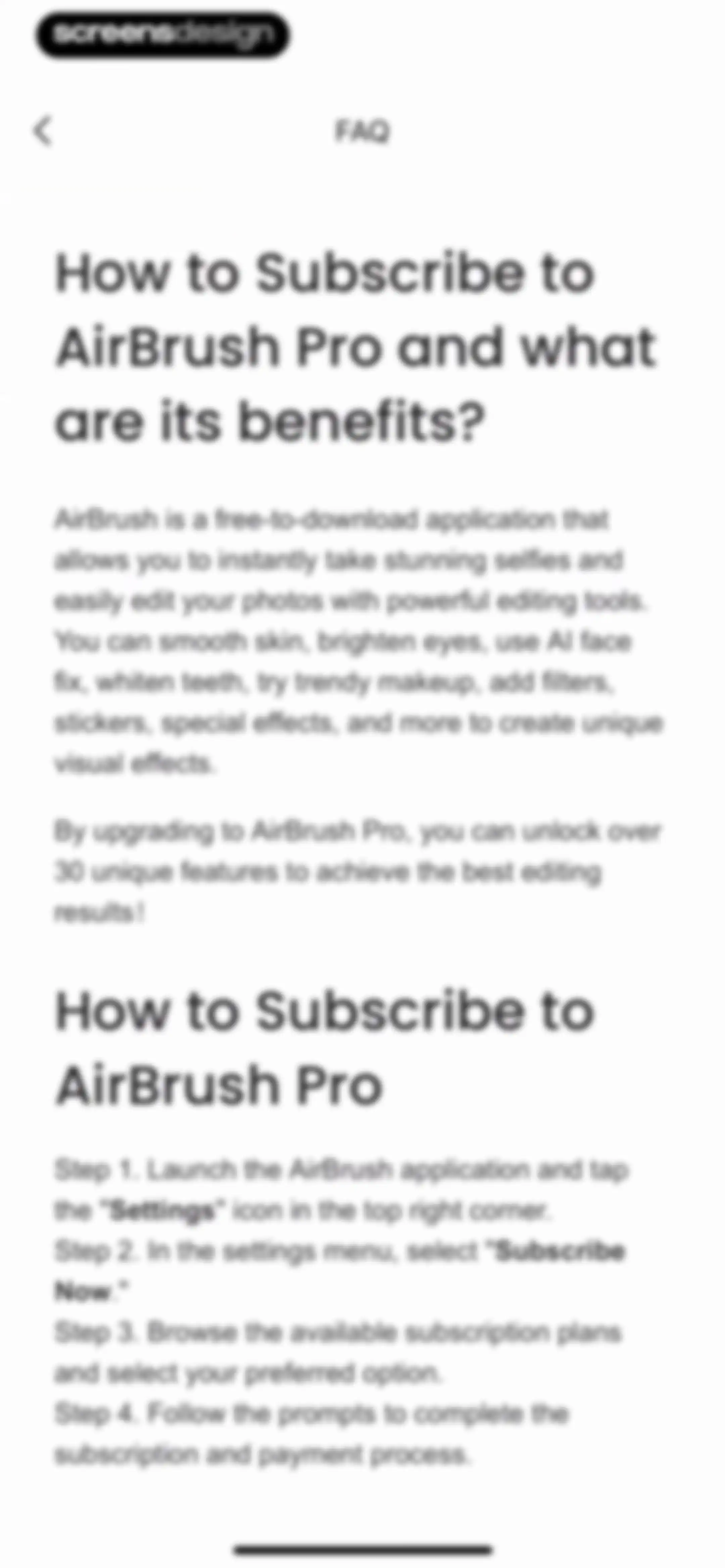 Airbrush: Face Photo Editor screen 161