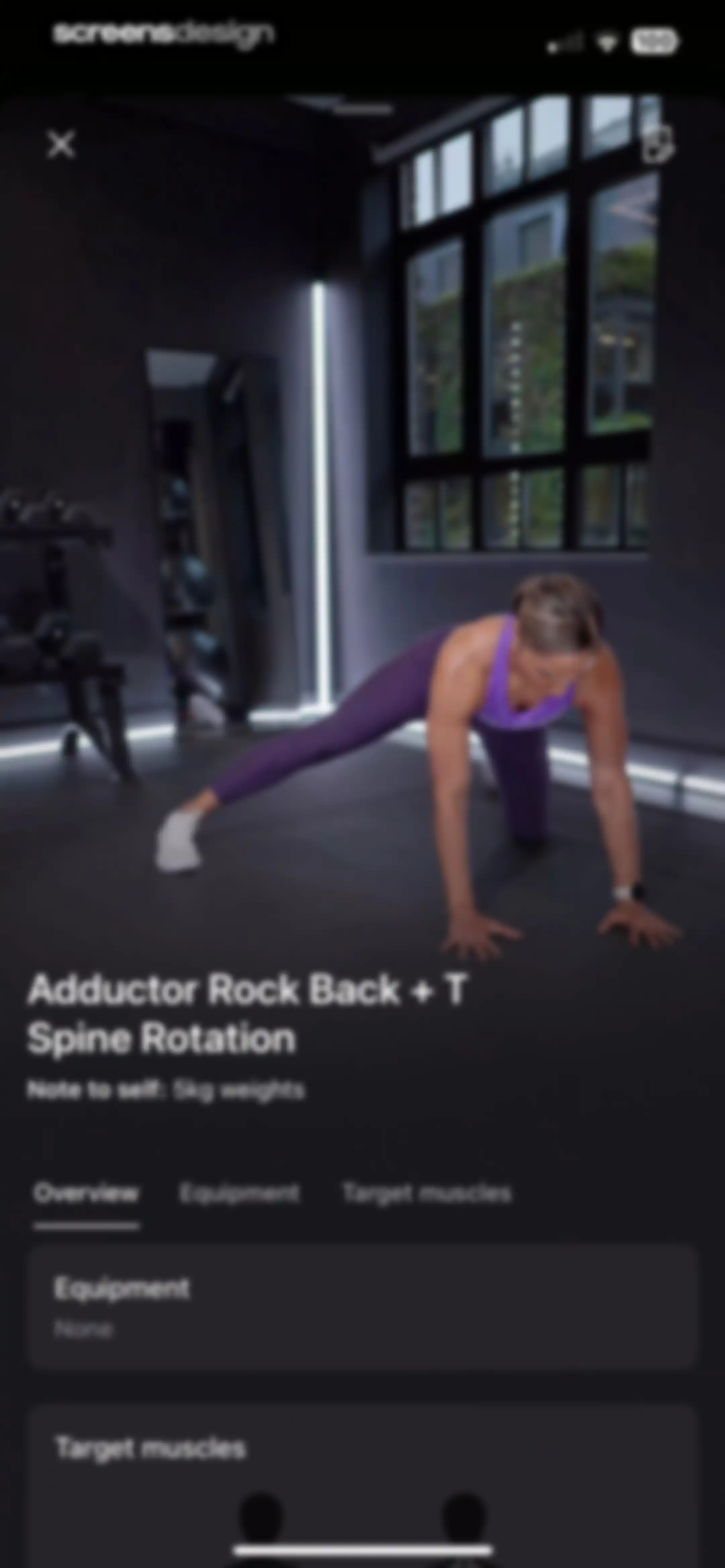 Peloton Strength+ screen 63