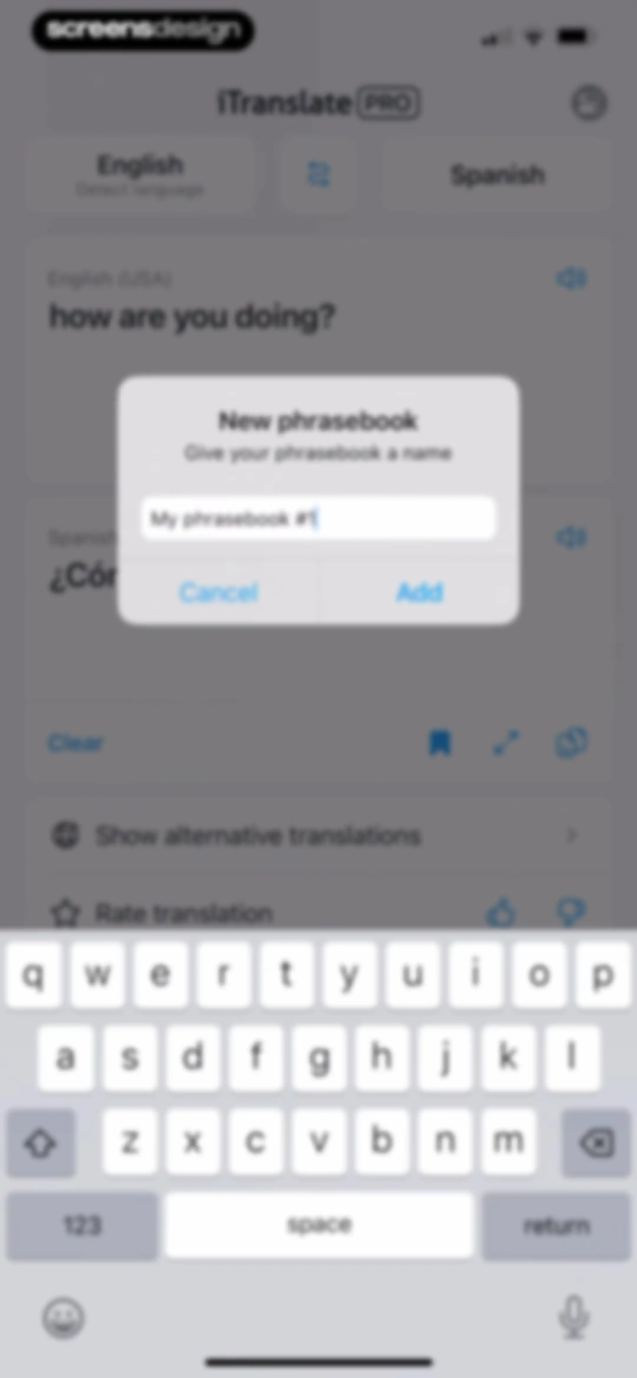 iTranslate Translator screen 35