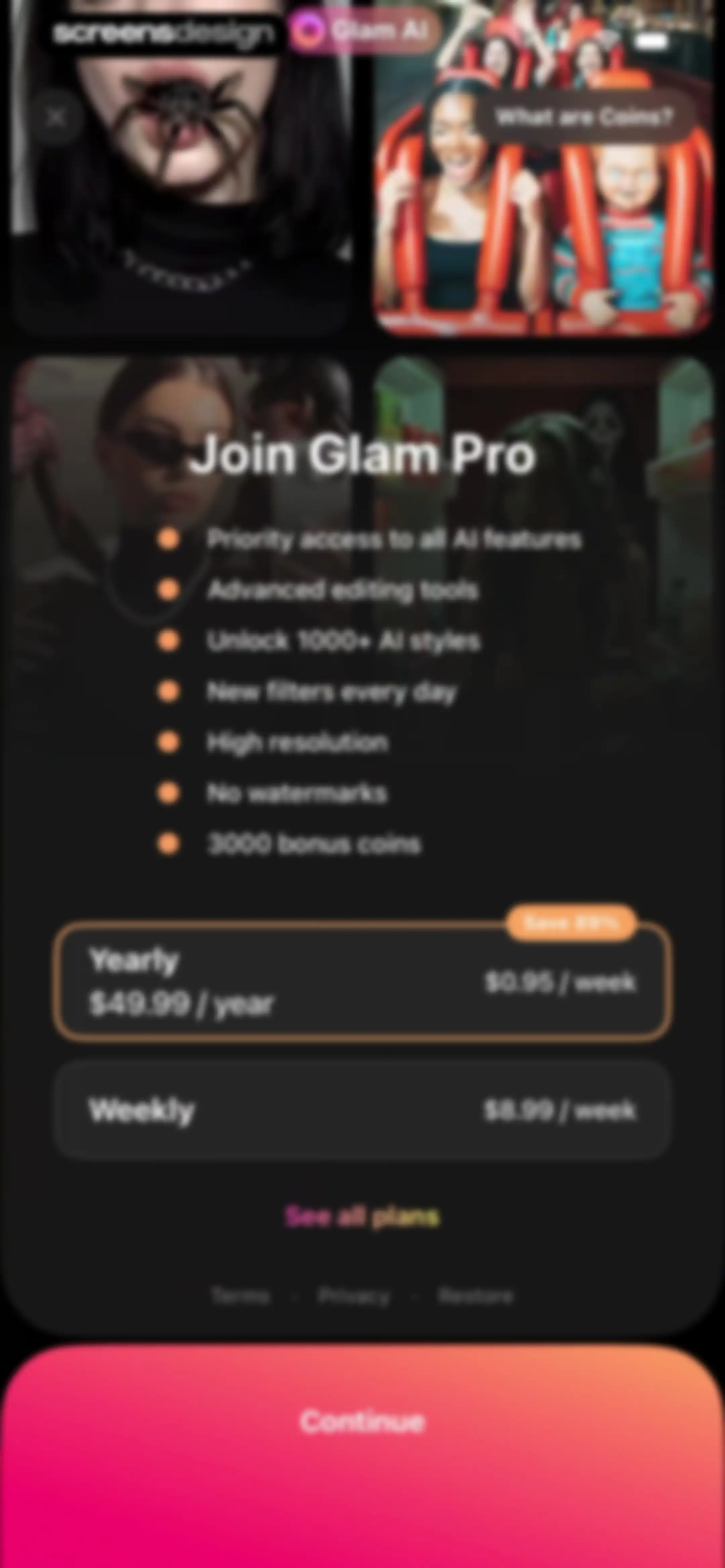 Glam AI: Video & Photo Editor screen 46