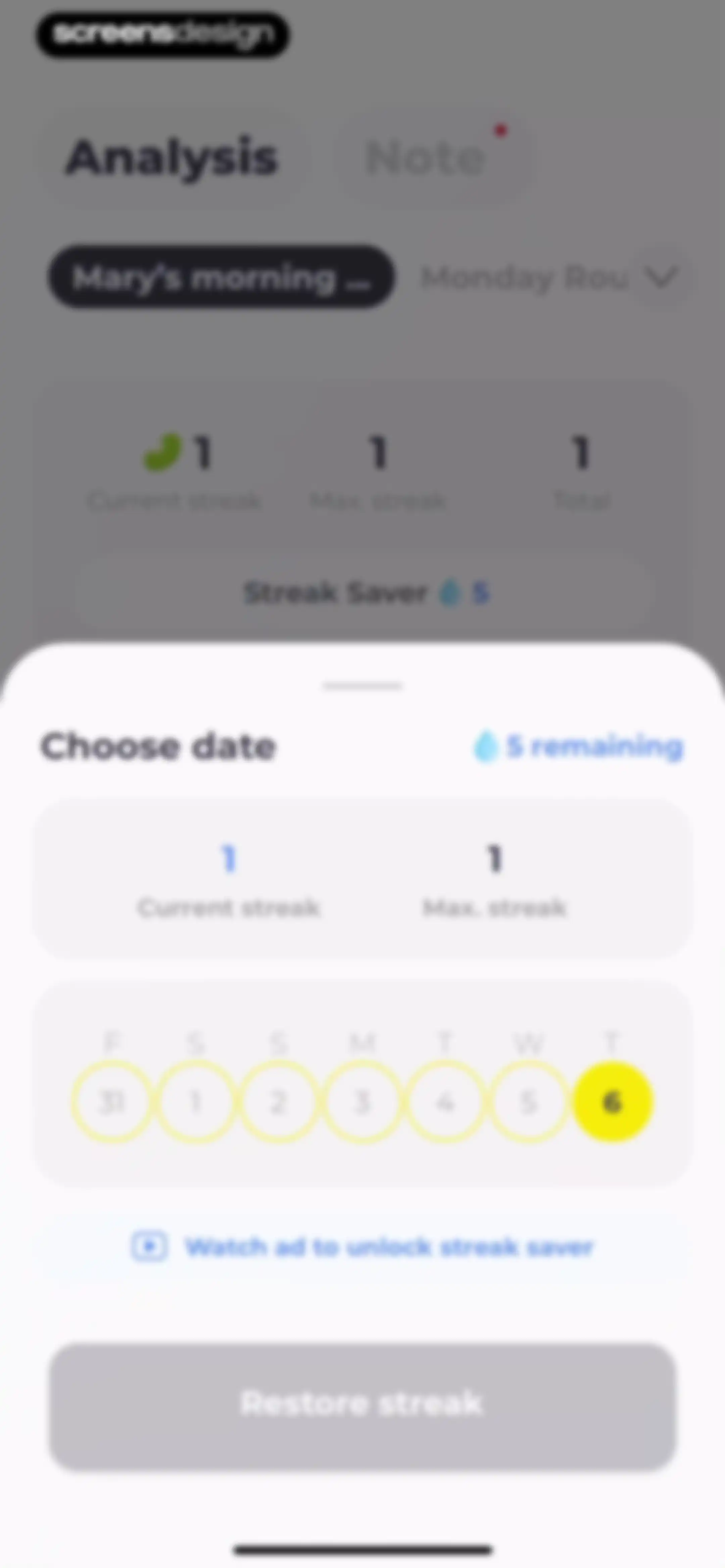 Routine Planner, Habit Tracker screen 67