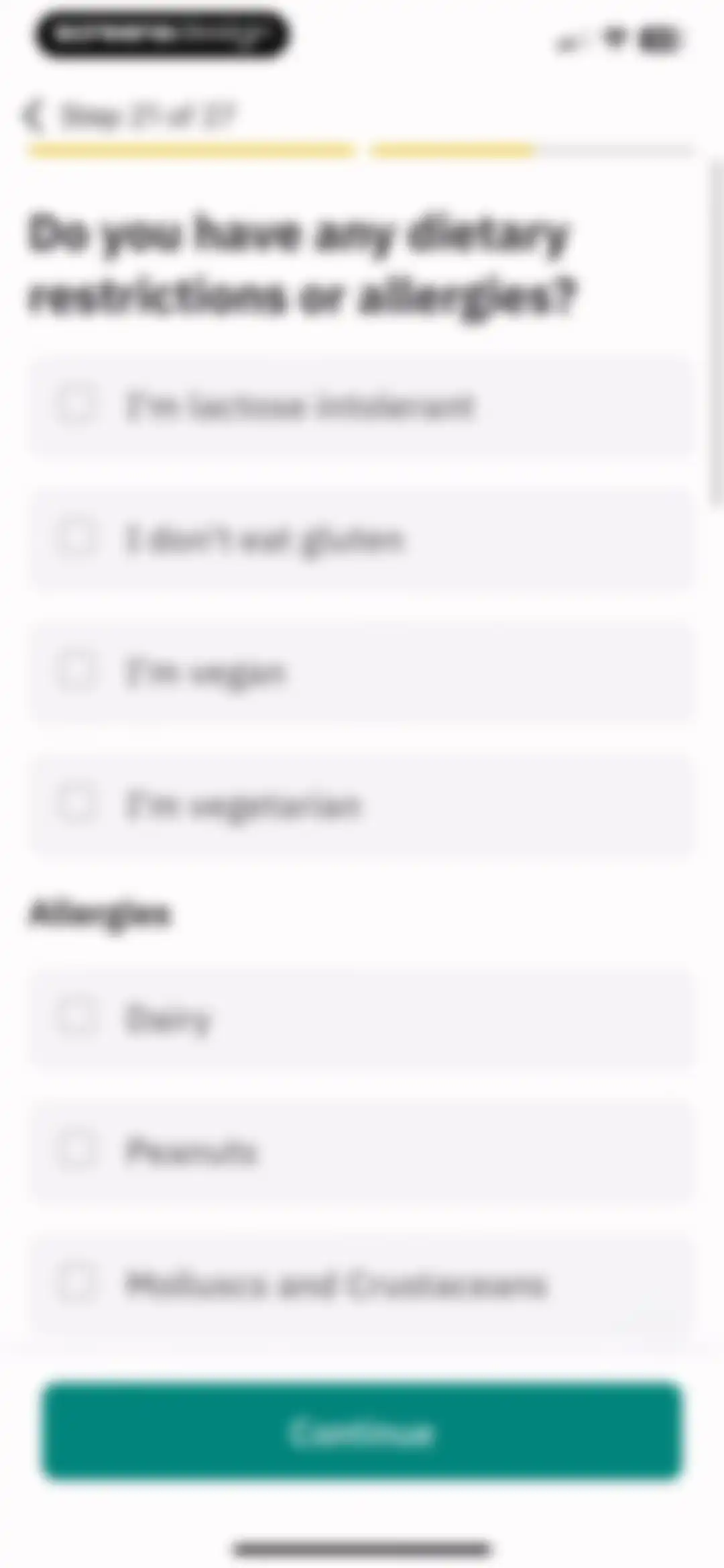 Unimeal: Fasting and Diet screen 25
