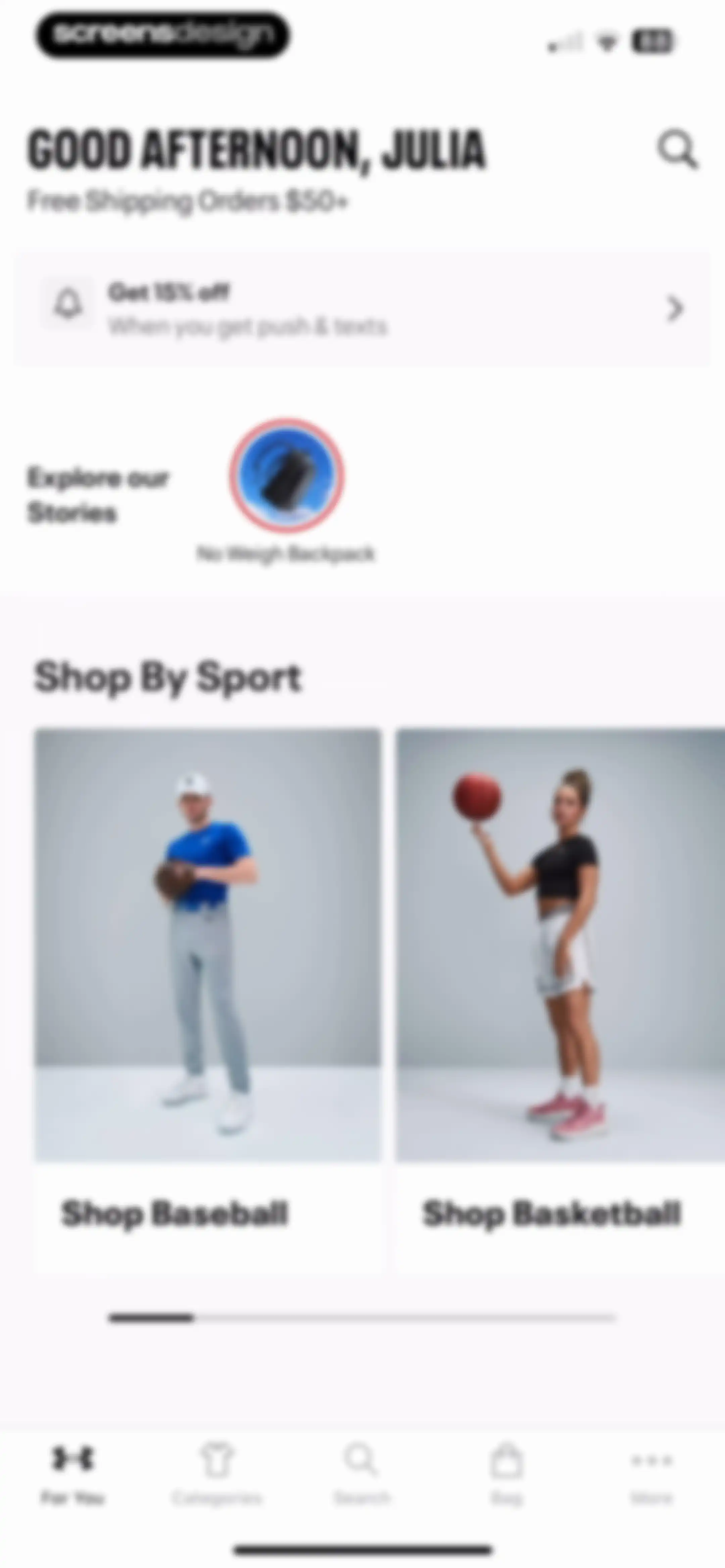 Under Armour screen 8