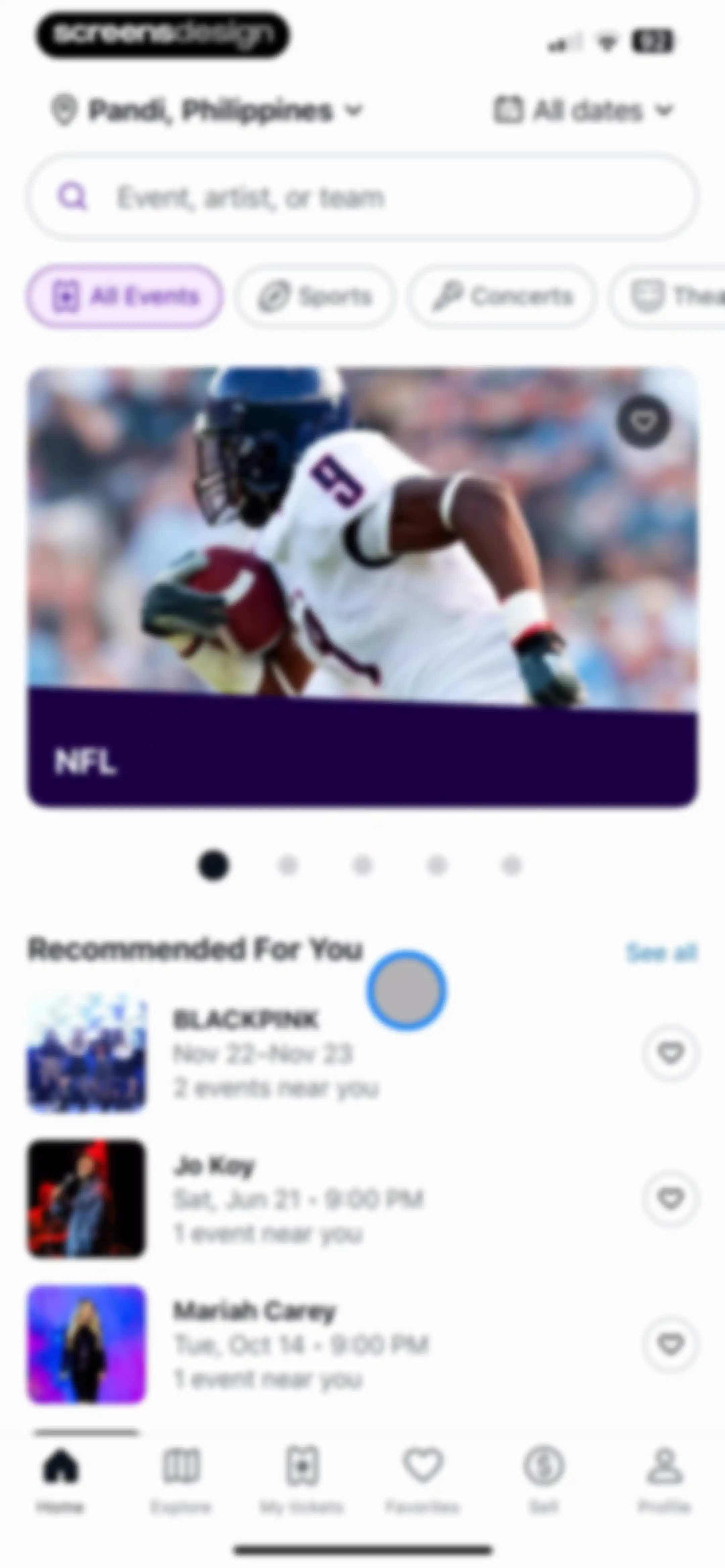 StubHub: Event Tickets screen 20