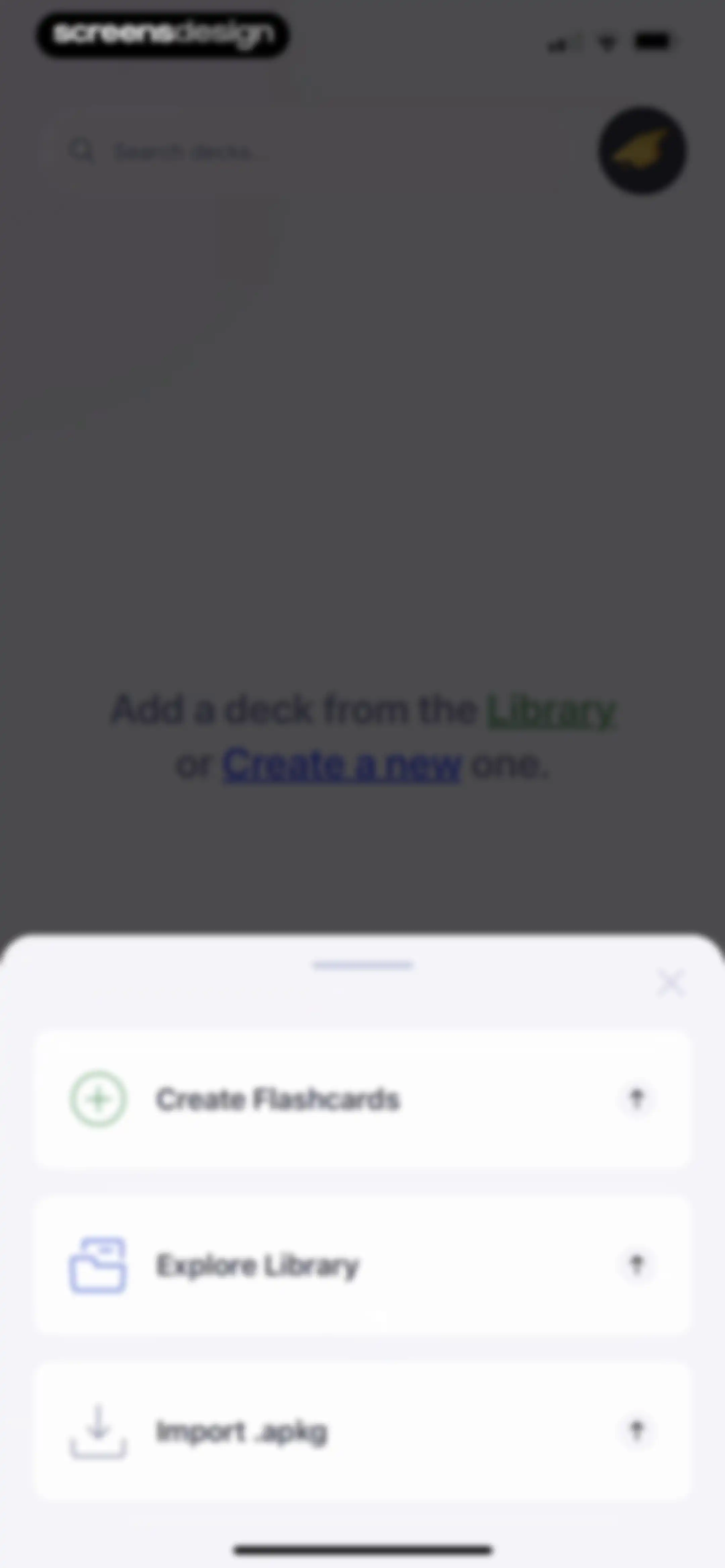 Cogni: Flashcards Learning screen 12