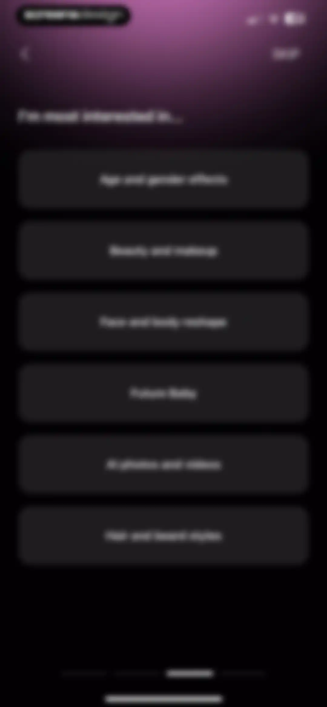 Cosmo: AI Editor, Hair Filters screen 7