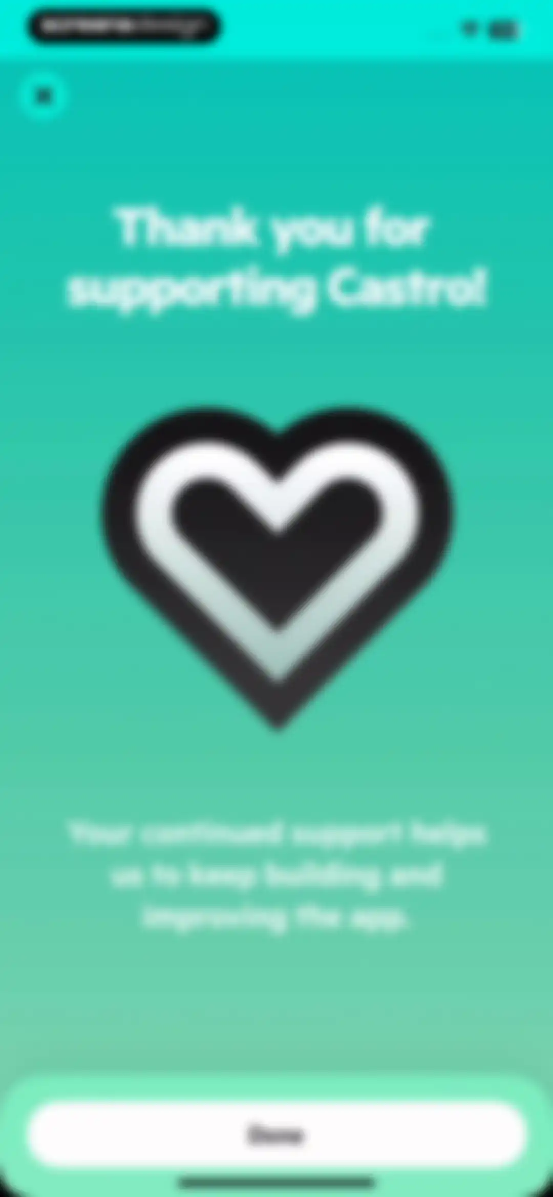Castro: Podcast App & Player screen 8