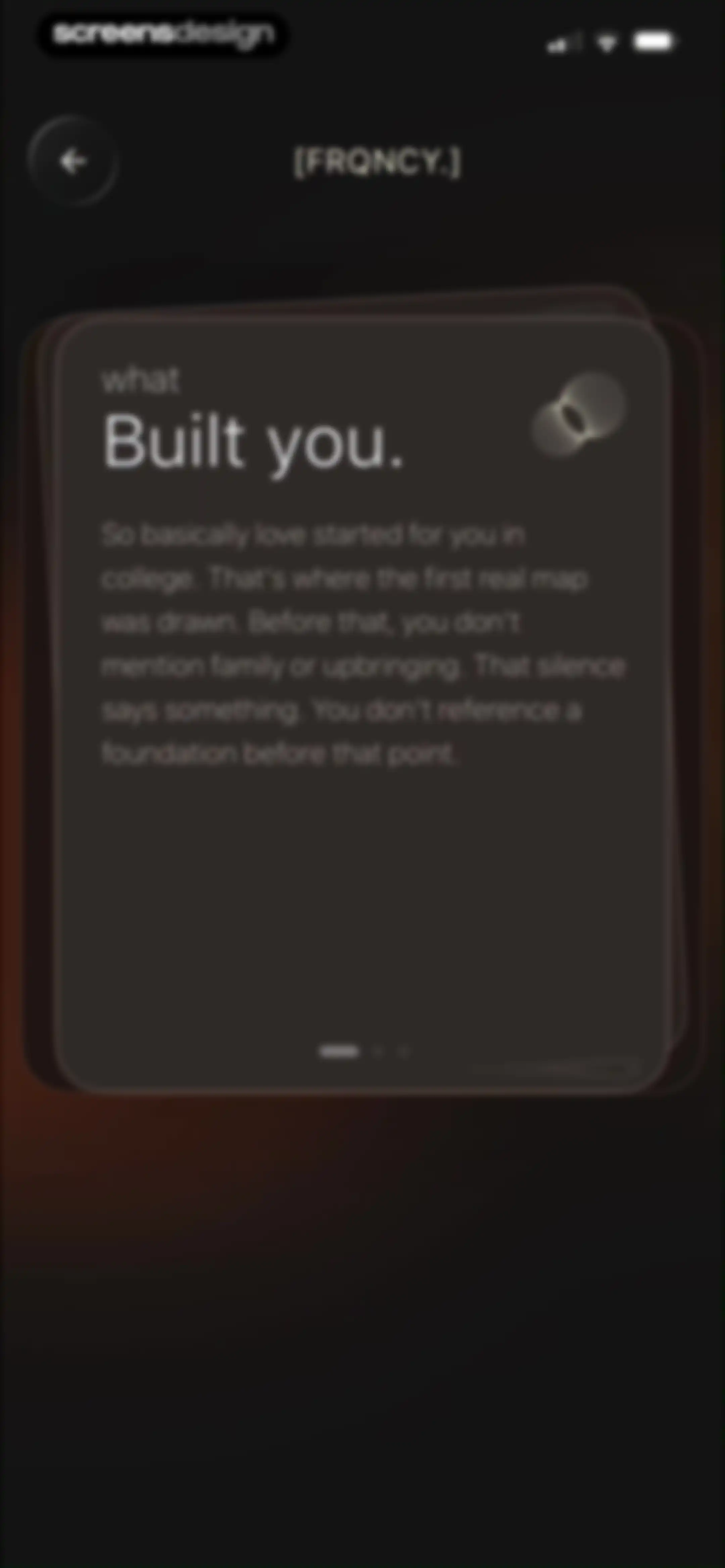 FRQNCY. screen 77