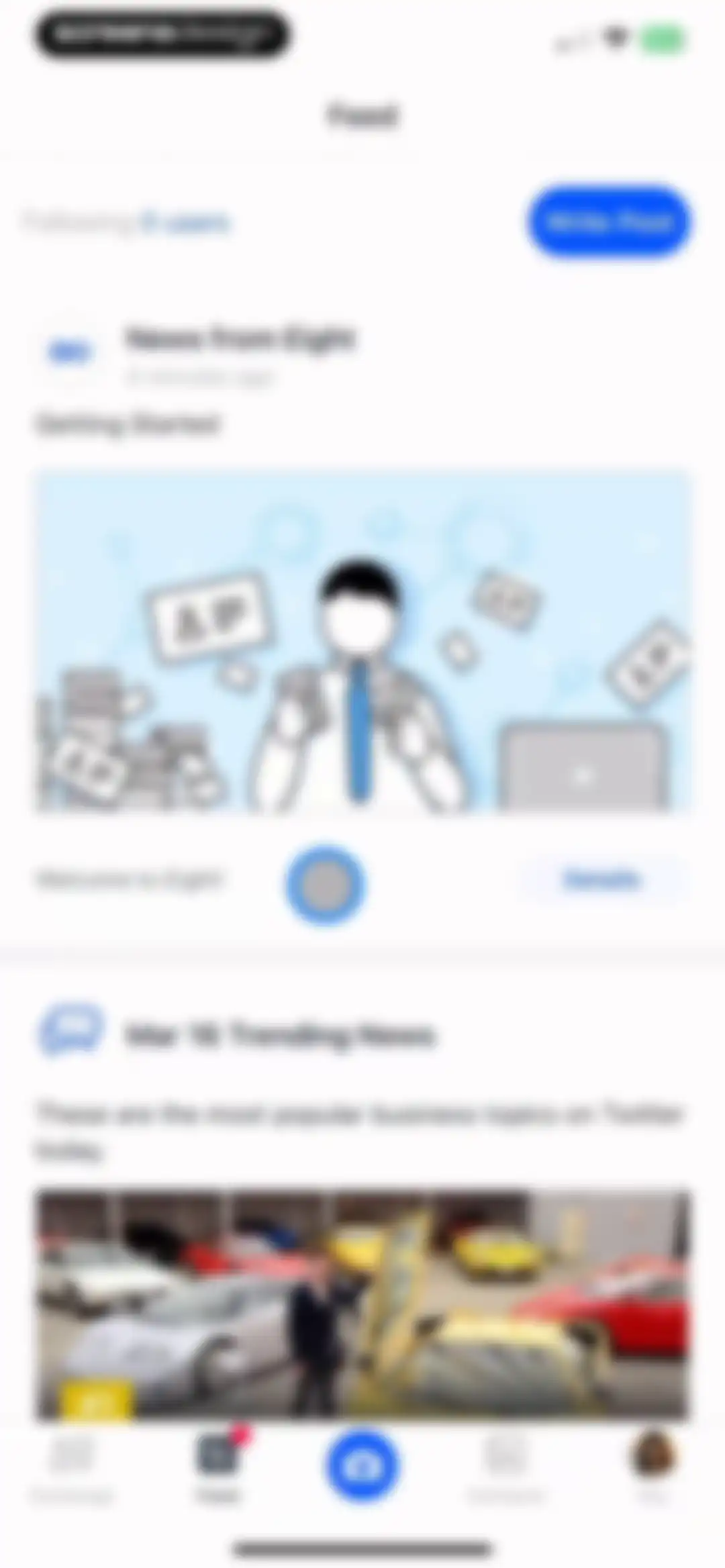 Eight: Business Card Manager screen 34